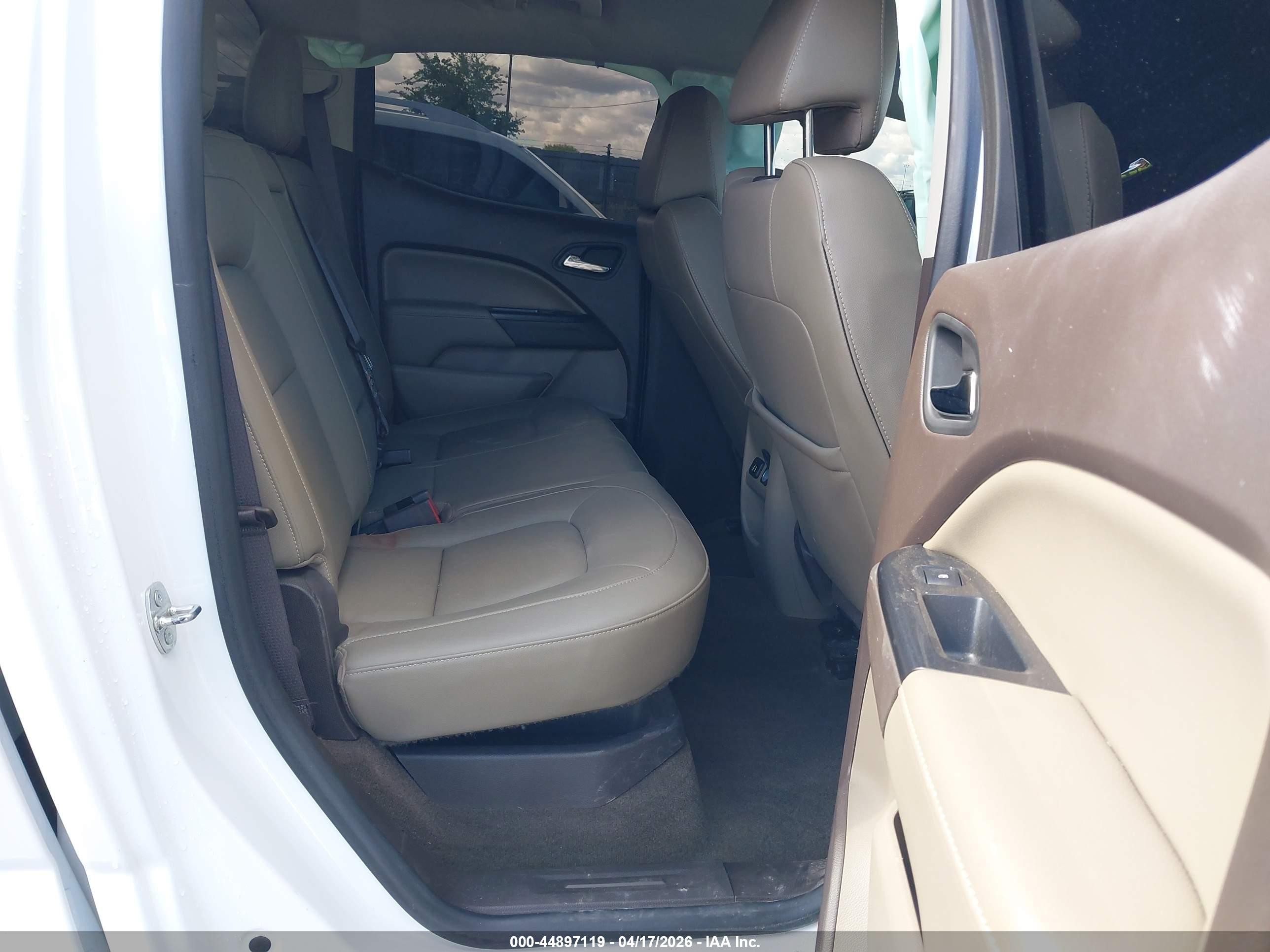 2015 Gmc Canyon Slt White vin: 1GTG6CE34F1192799