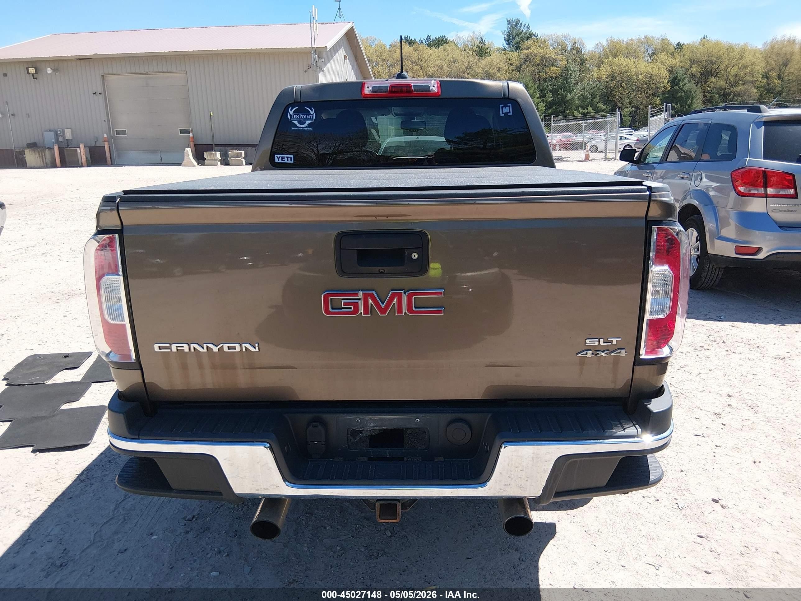 2015 Gmc Canyon Slt Gray vin: 1GTG6CE35F1189653