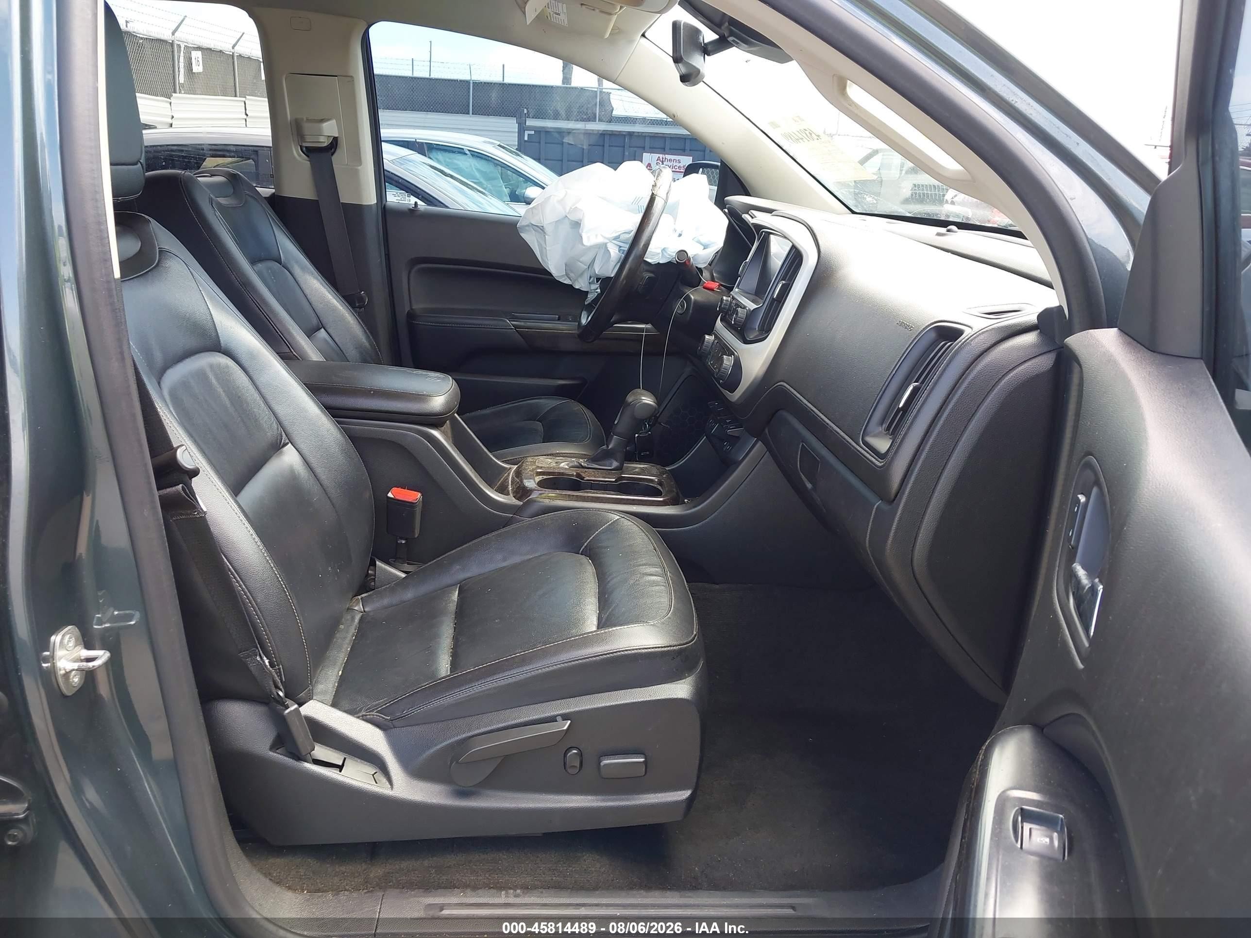 2015 Gmc Canyon 4wd Slt Gray vin: 1GTG6CE36F1124875