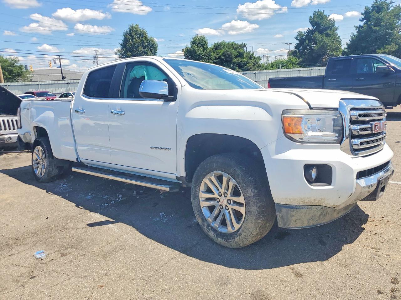 2015 Gmc Canyon Slt White vin: 1GTG6CE36F1236057