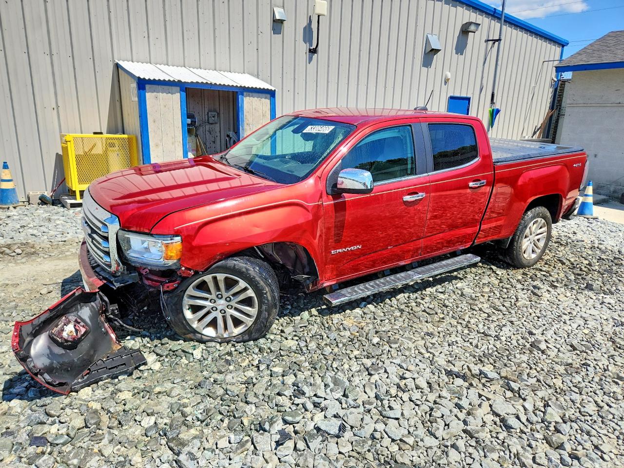 2015 Gmc Canyon Slt Red vin: 1GTG6CE37F1260173