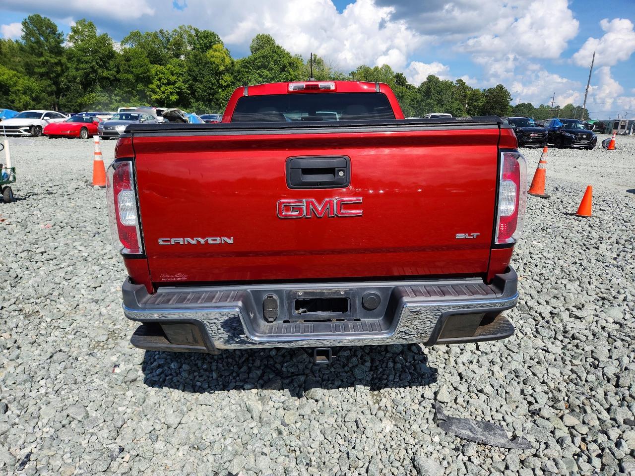 2015 Gmc Canyon Slt Red vin: 1GTG6CE37F1260173