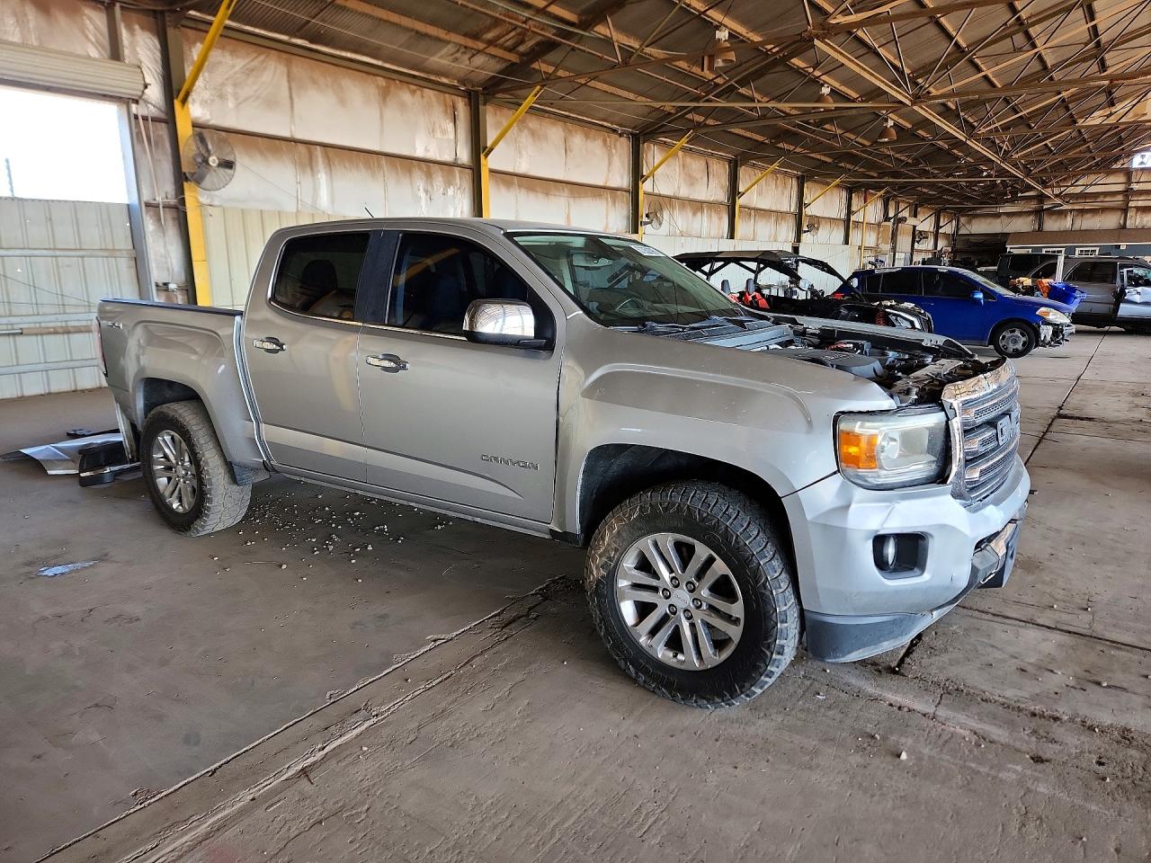 2015 Gmc Canyon Slt Серебряный vin: 1GTG6CE37F1264532