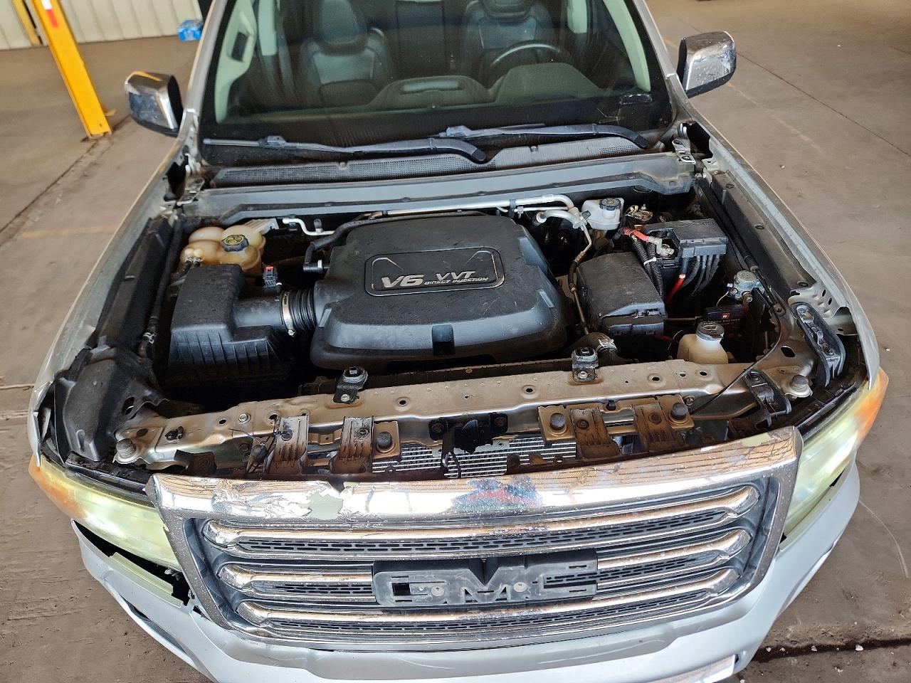 2015 Gmc Canyon Slt Серебряный vin: 1GTG6CE37F1264532