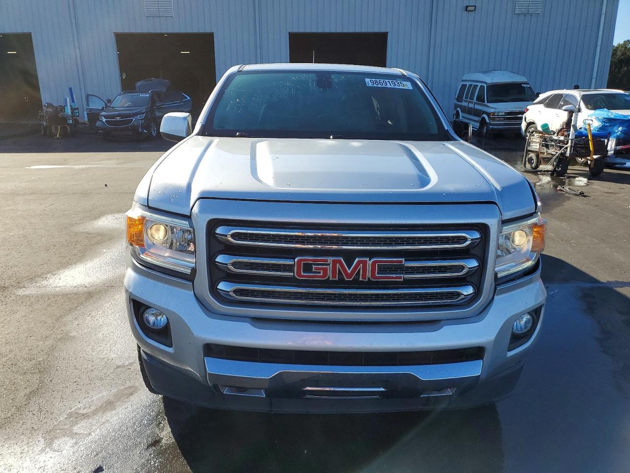 2016 Gmc Canyon Sle Silver vin: 1GTG6CE37G1210939