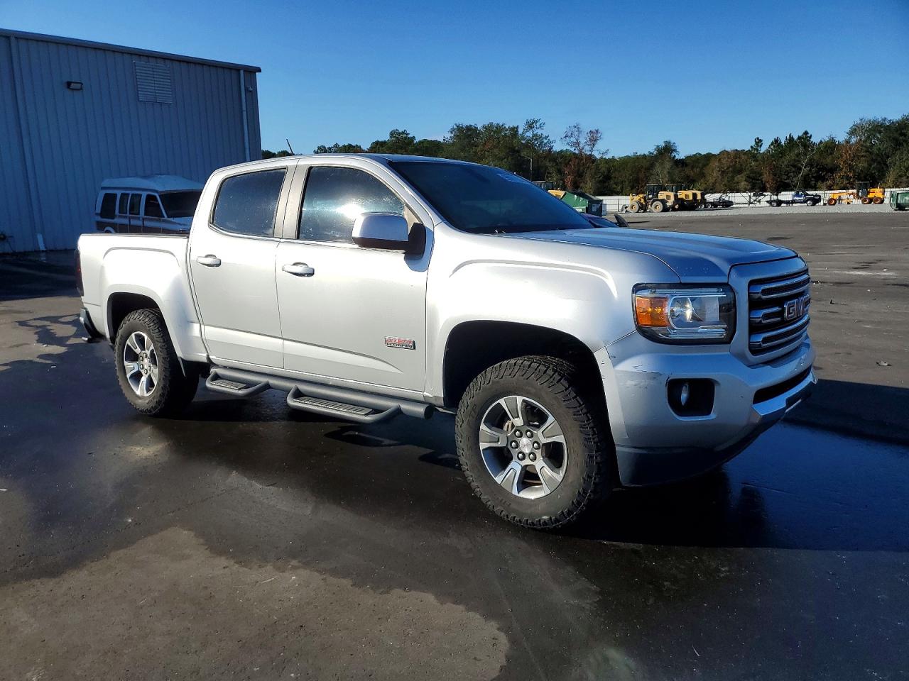 2016 Gmc Canyon Sle Silver vin: 1GTG6CE37G1210939