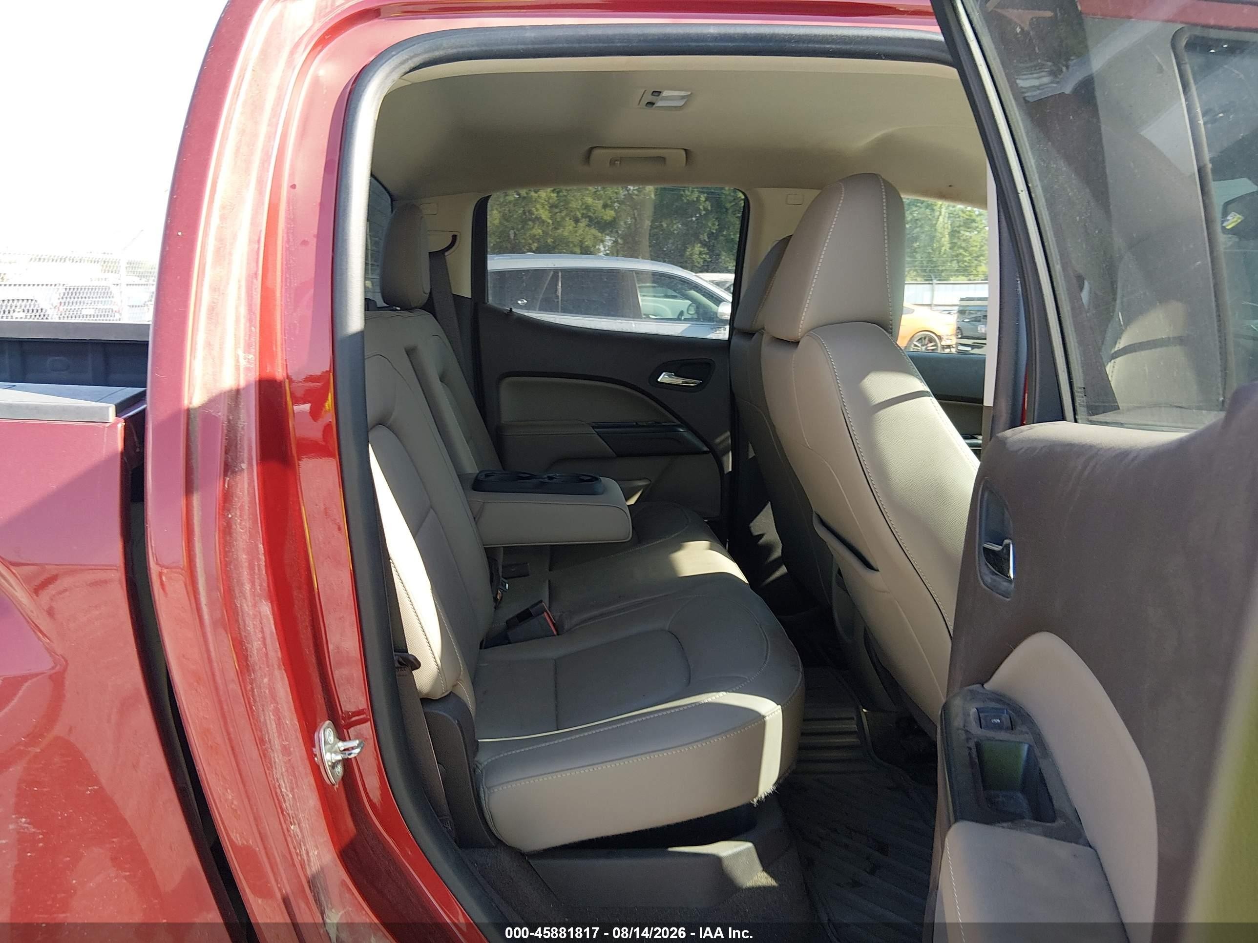 2015 Gmc Canyon 4wd Slt Maroon vin: 1GTG6CE38F1202735