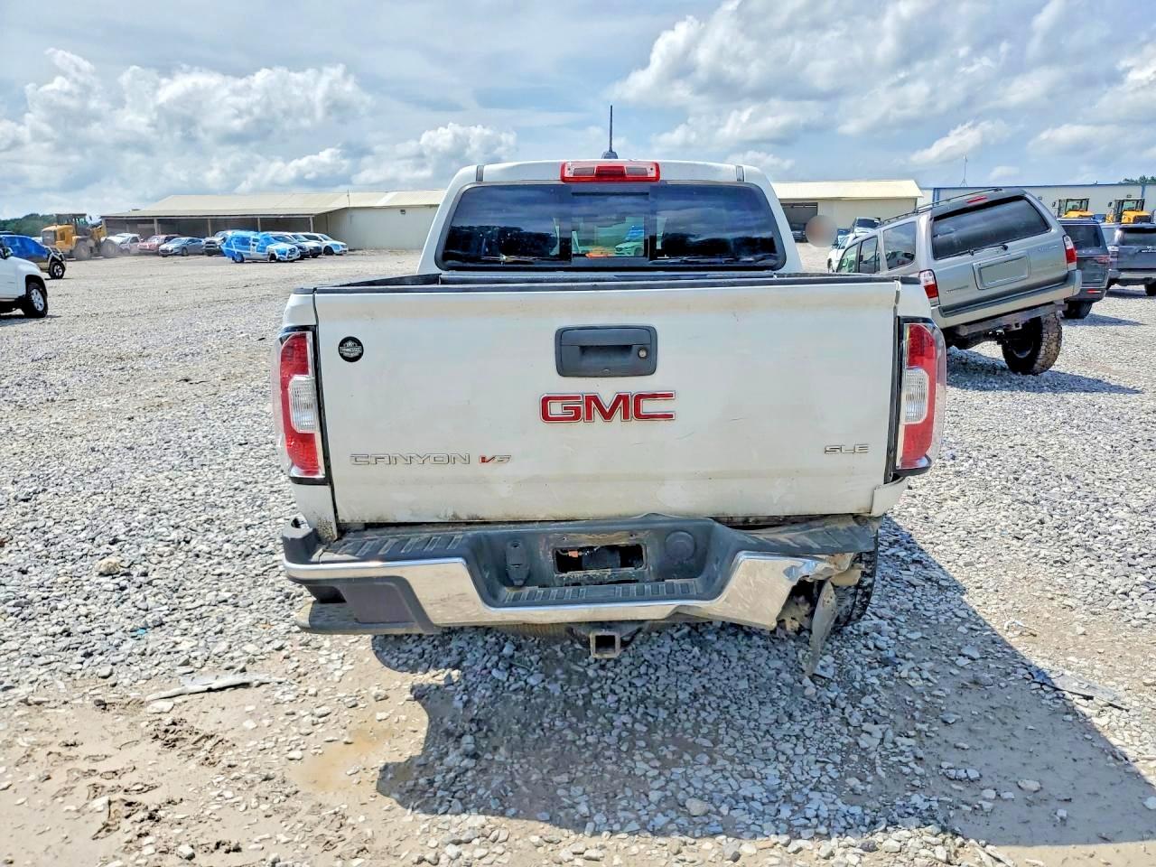2019 Gmc Canyon Sle White vin: 1GTG6CEN0K1312254