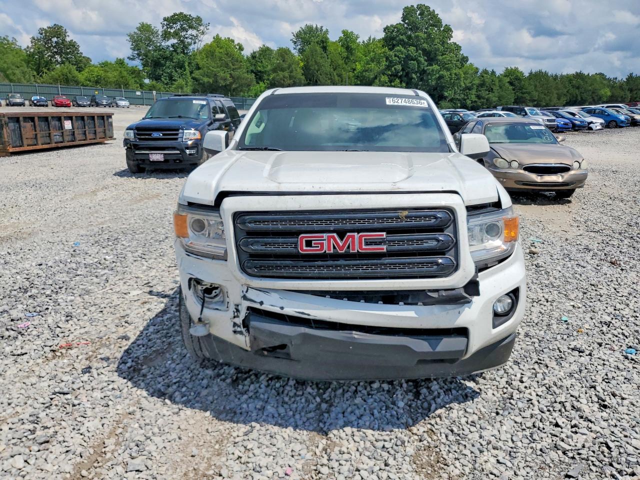 2019 Gmc Canyon Sle White vin: 1GTG6CEN0K1312254