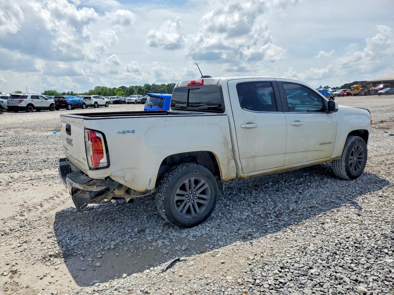 2019 Gmc Canyon Sle White vin: 1GTG6CEN0K1312254