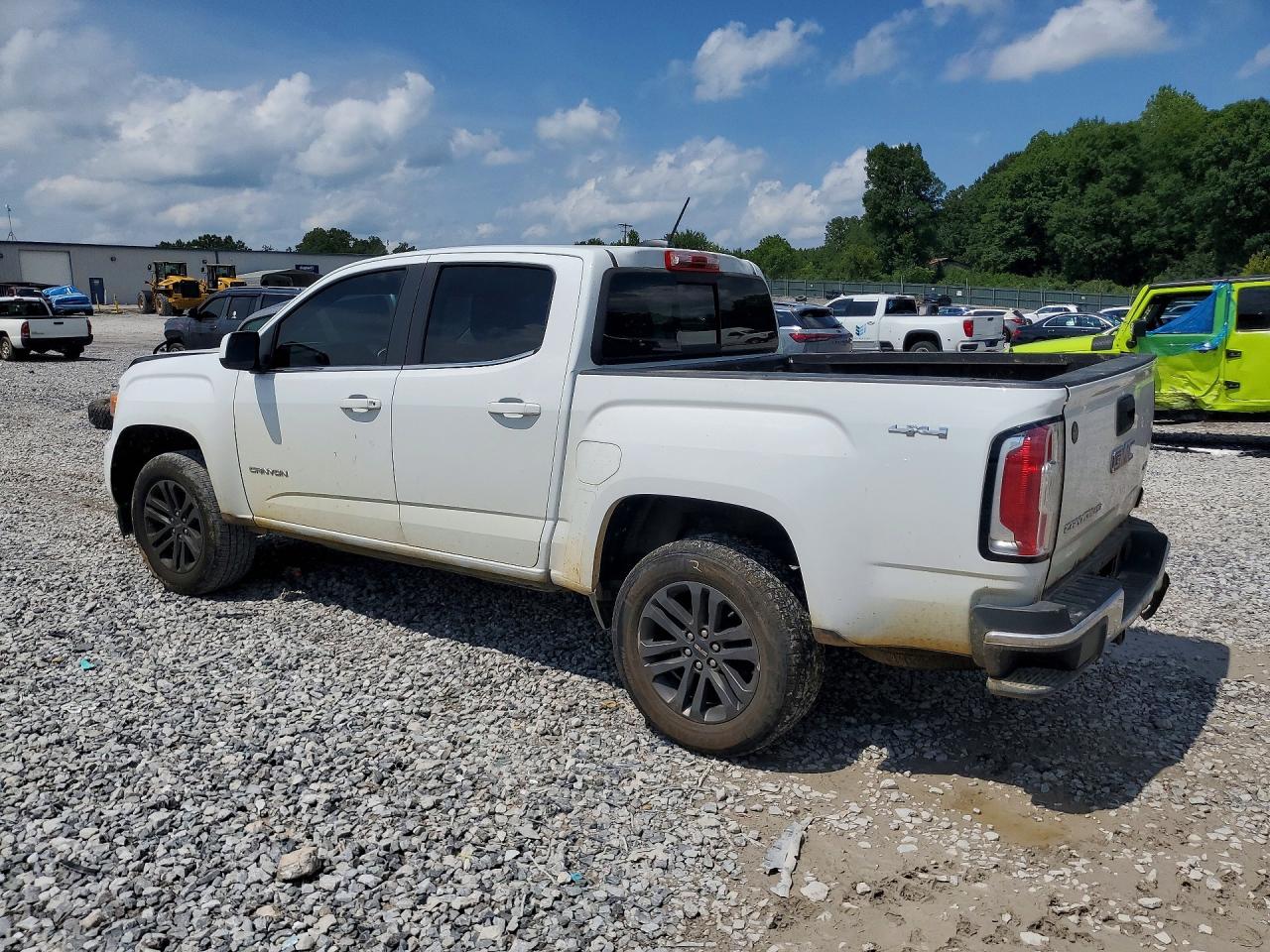 2019 Gmc Canyon Sle White vin: 1GTG6CEN0K1312254