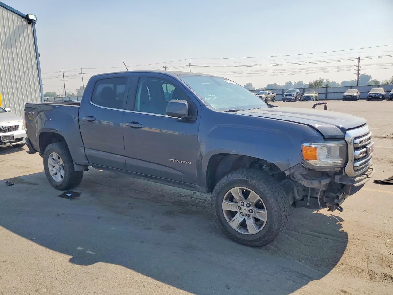 2017 Gmc Canyon Sle Gray vin: 1GTG6CEN4H1281907