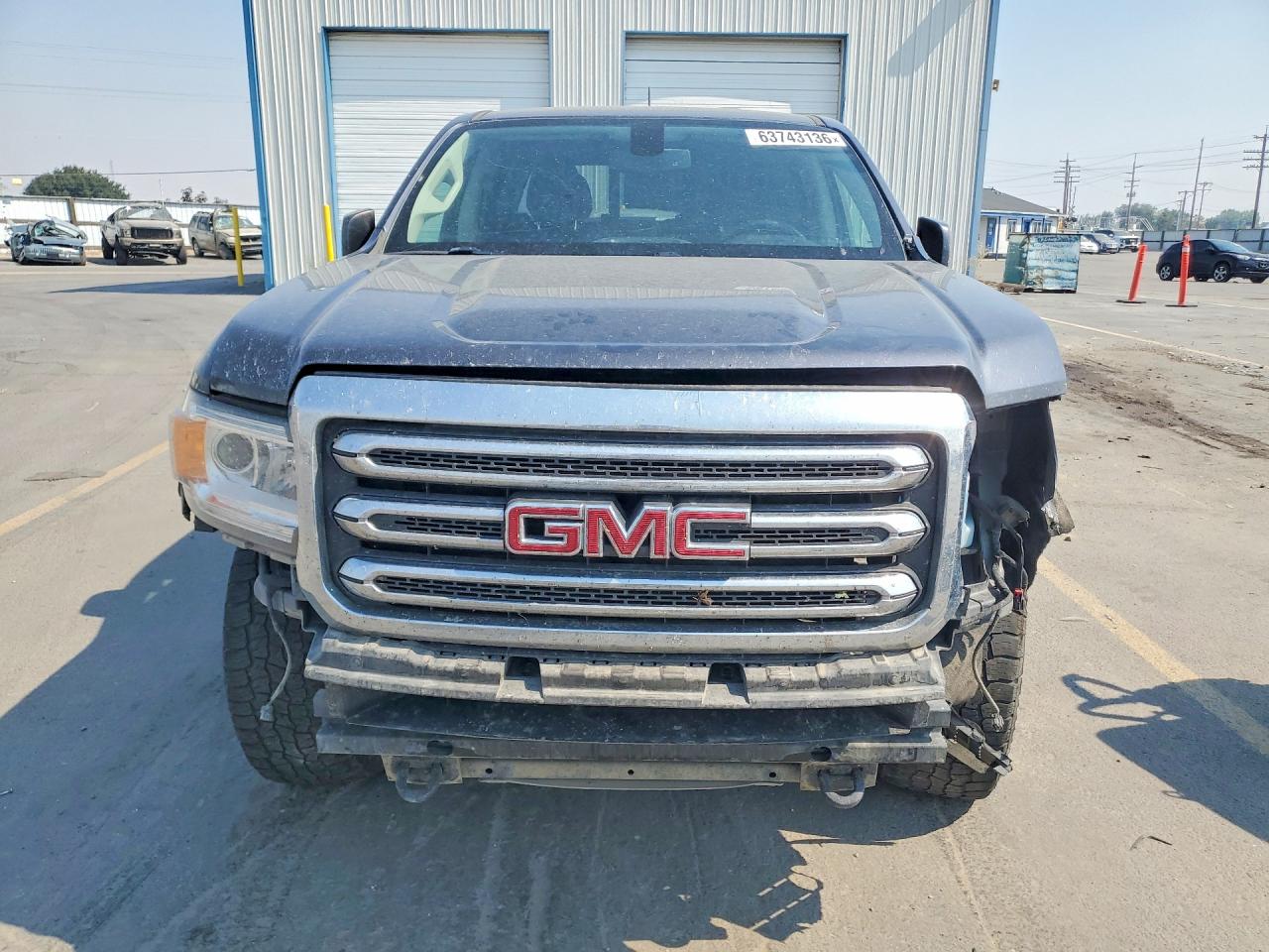 2017 Gmc Canyon Sle Gray vin: 1GTG6CEN4H1281907
