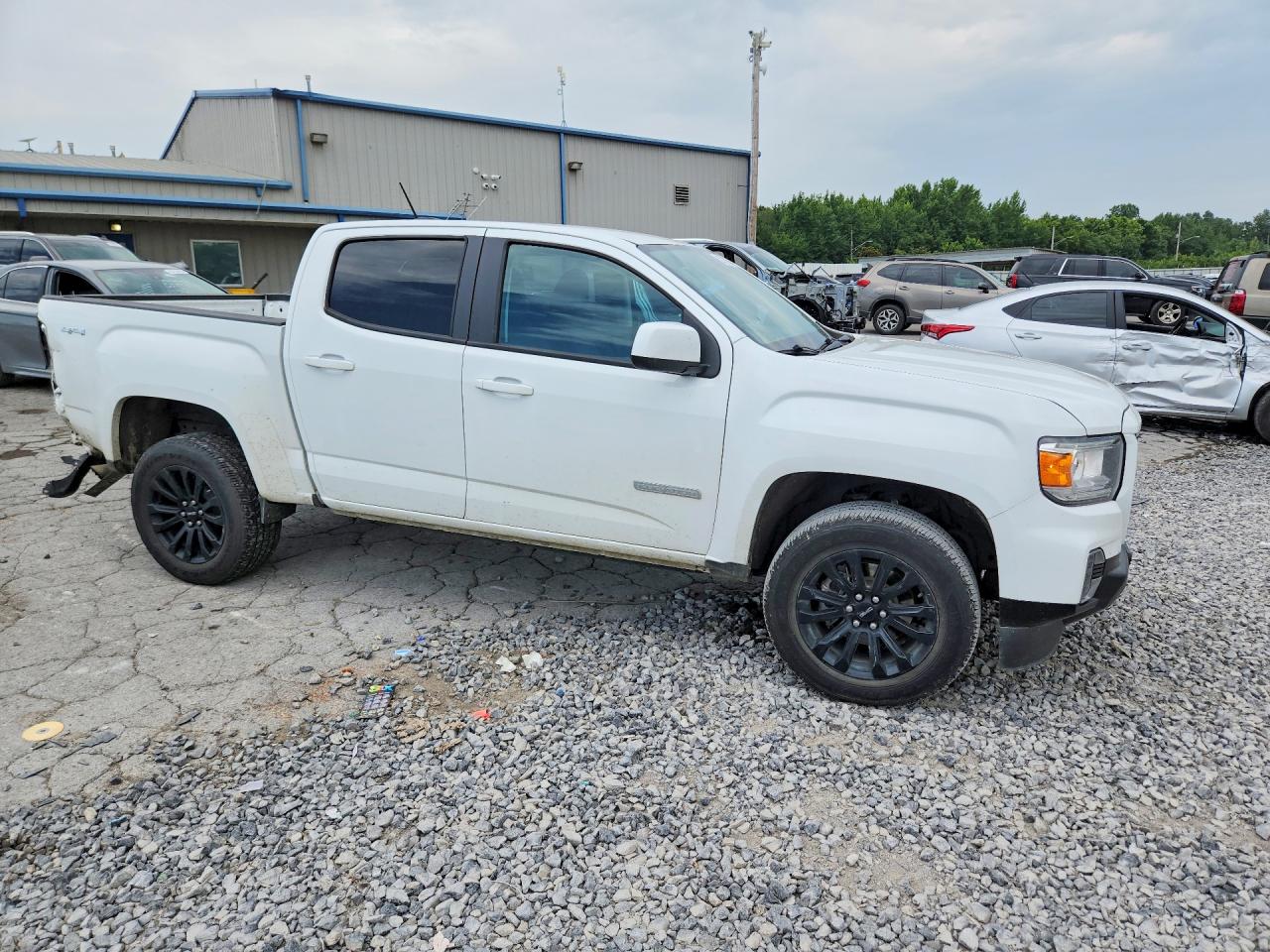2022 Gmc Canyon Elevation White vin: 1GTG6CEN4N1321687