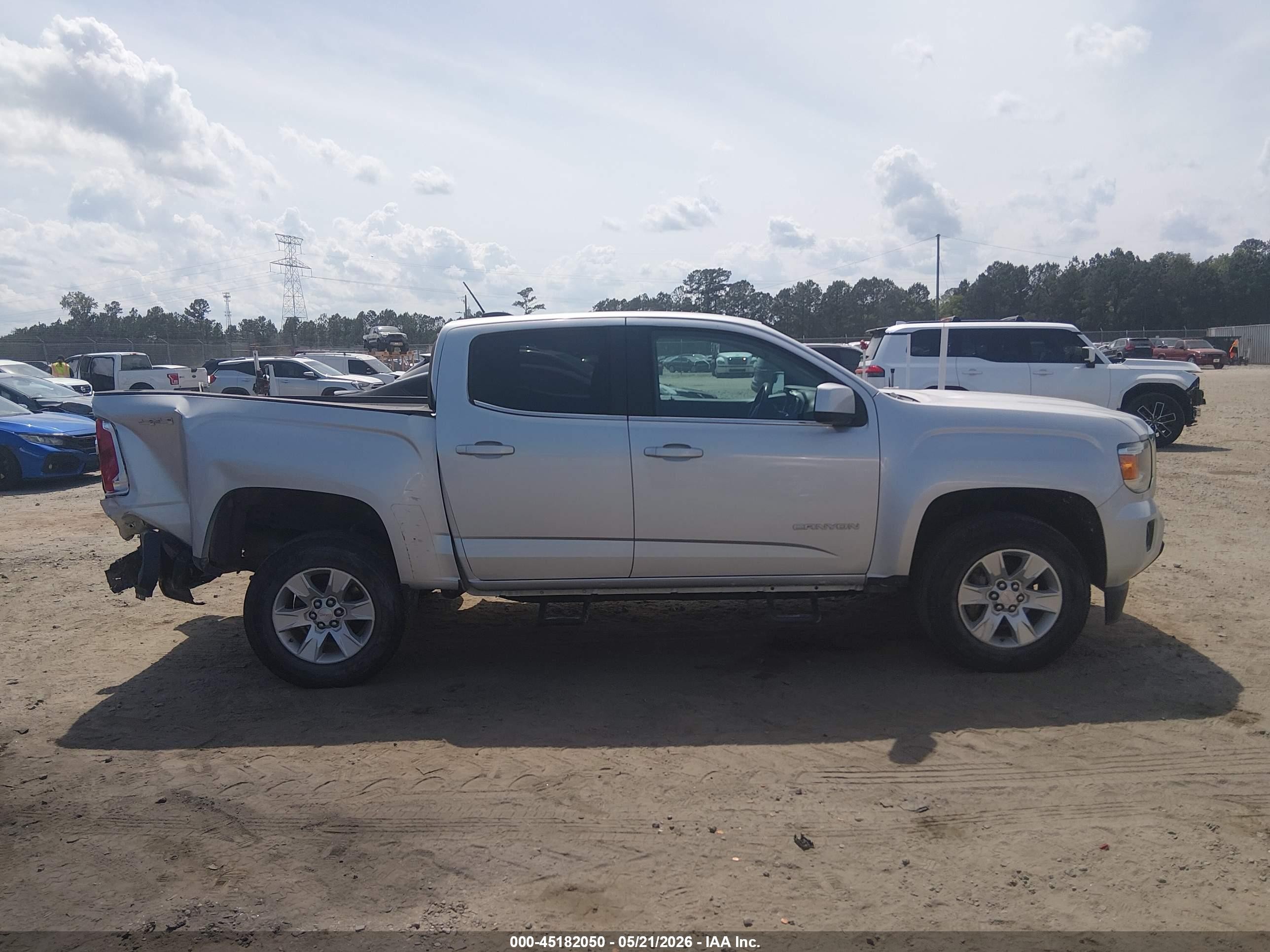 2018 Gmc Canyon Sle Gray vin: 1GTG6CEN7J1295404