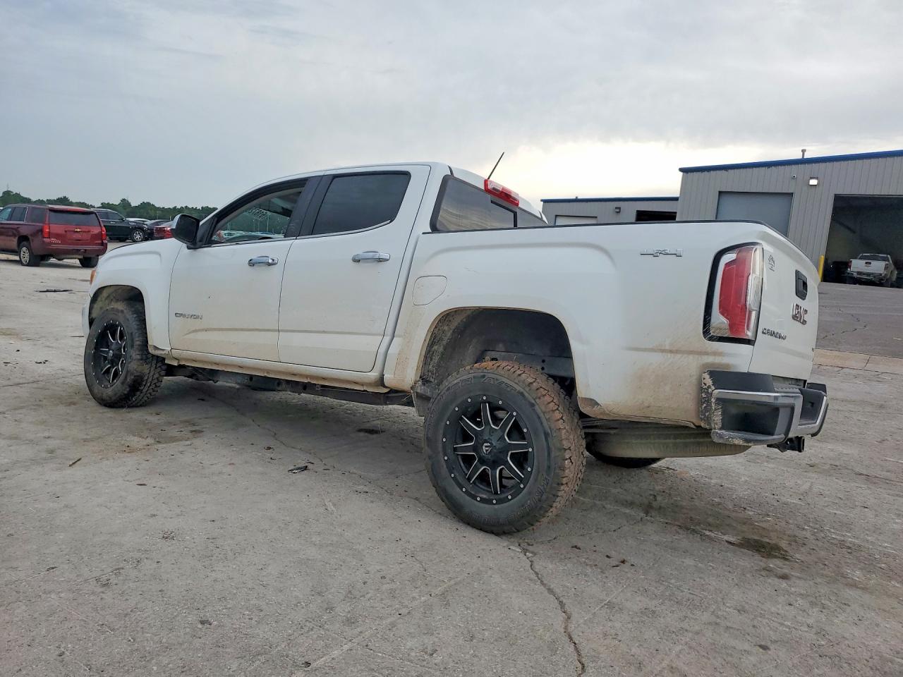 2017 Gmc Canyon Slt White vin: 1GTG6DEN3H1294041