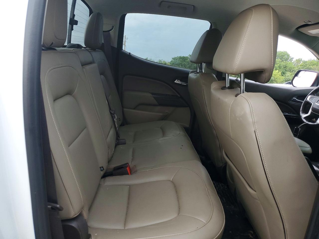 2017 Gmc Canyon Slt White vin: 1GTG6DEN3H1294041