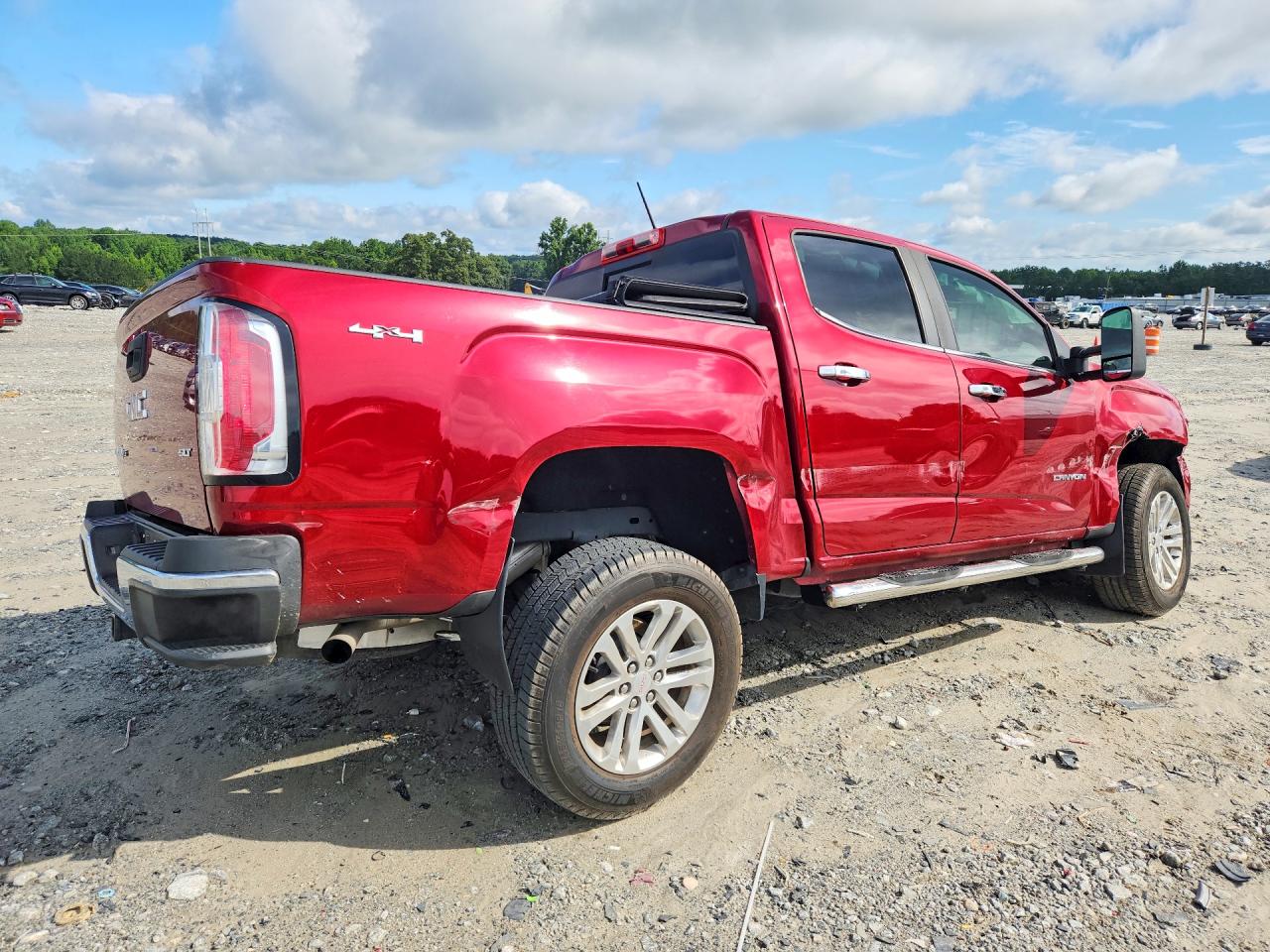 2018 Gmc Canyon Slt Красный vin: 1GTG6DEN6J1305586