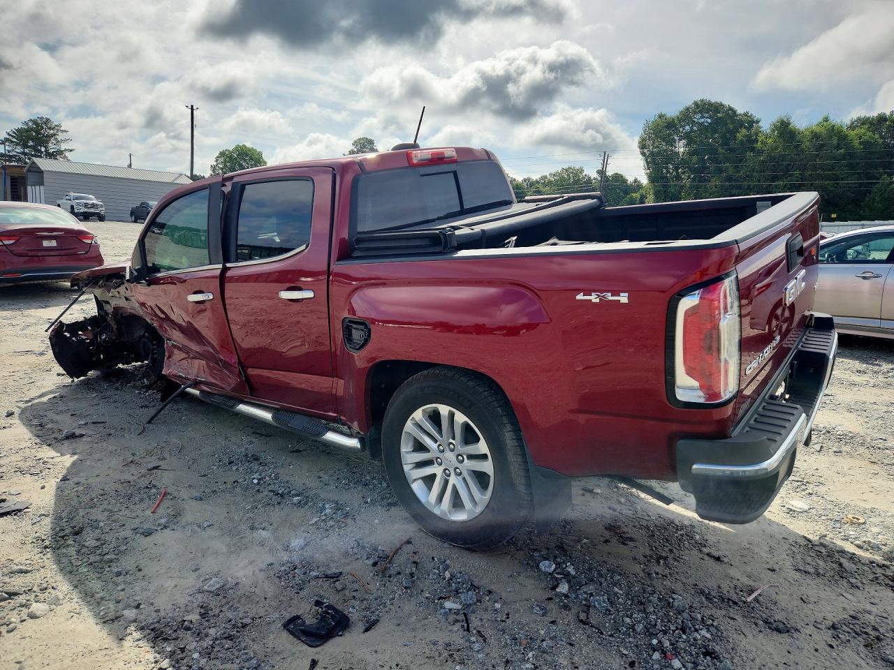 2018 Gmc Canyon Slt Красный vin: 1GTG6DEN6J1305586