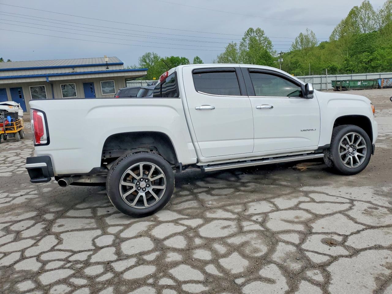 2017 Gmc Canyon Denali White vin: 1GTG6EEN3H1263183