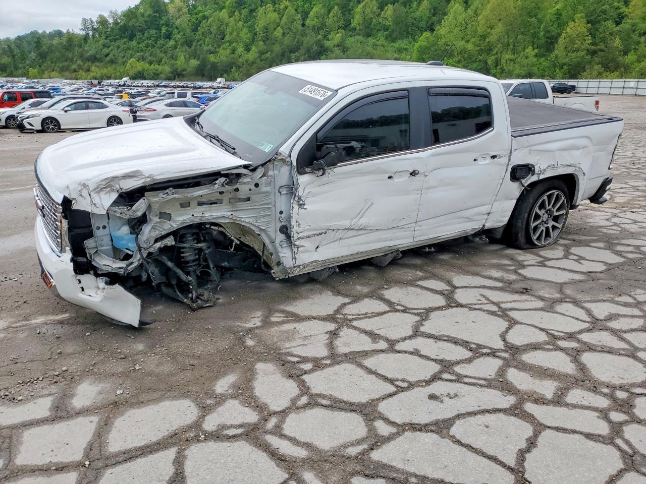 2017 Gmc Canyon Denali White vin: 1GTG6EEN3H1263183