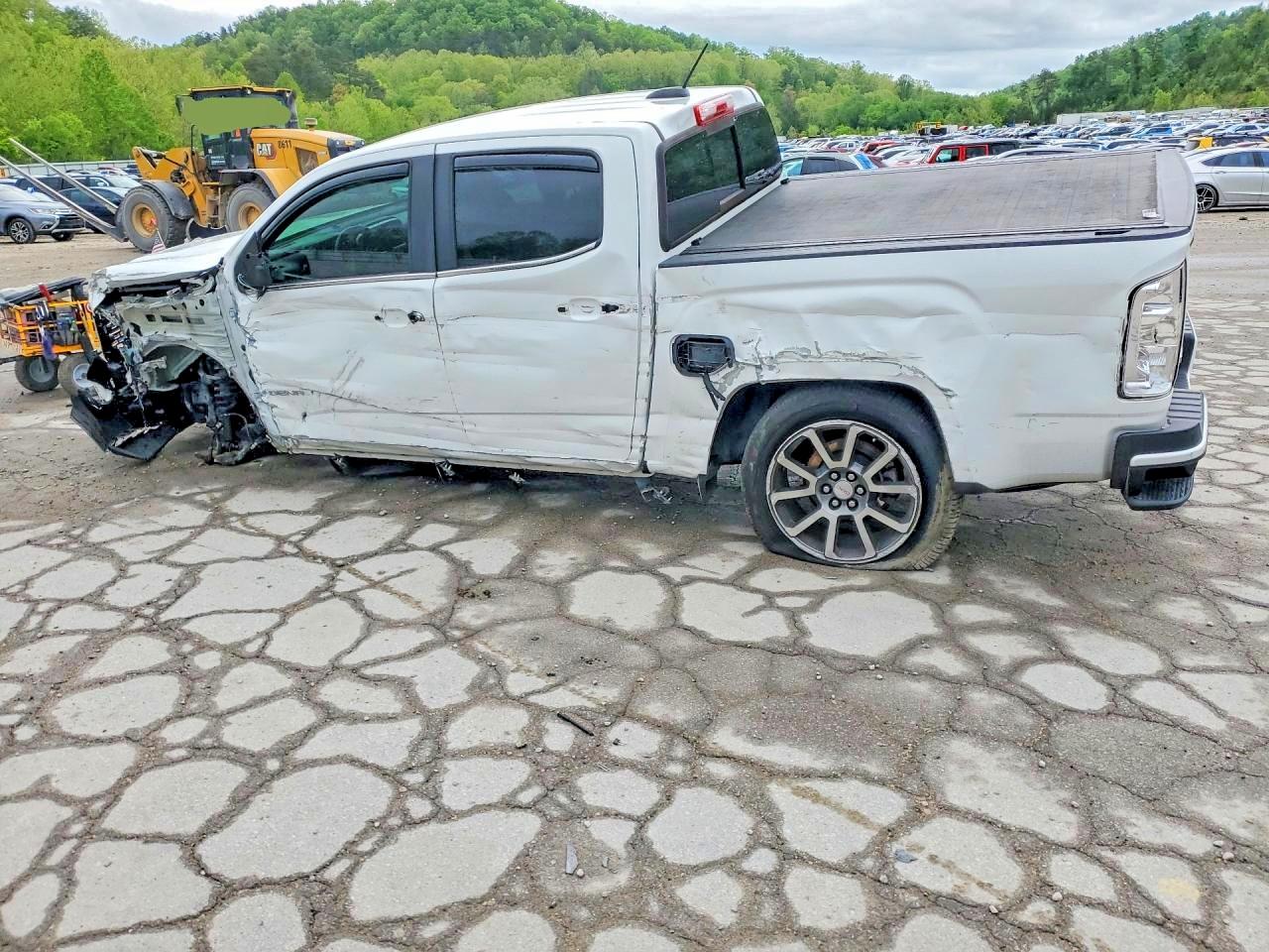 2017 Gmc Canyon Denali White vin: 1GTG6EEN3H1263183