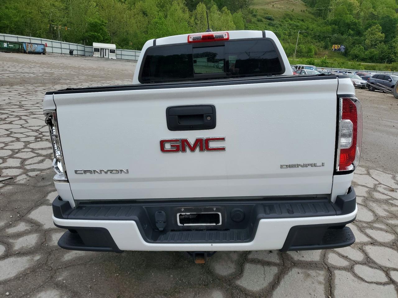 2017 Gmc Canyon Denali White vin: 1GTG6EEN3H1263183