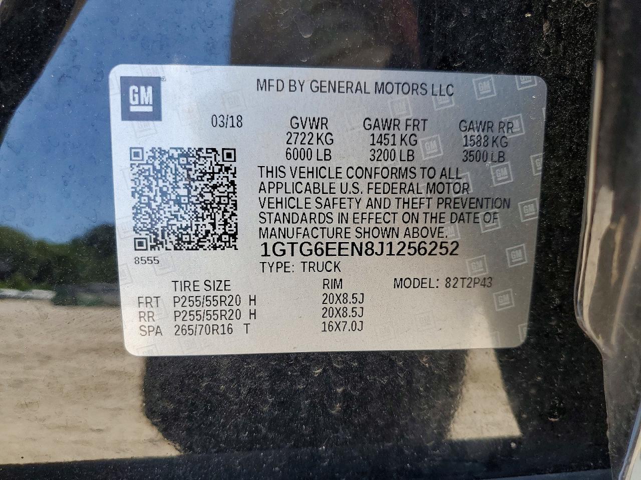 2018 Gmc Canyon Denali Черный vin: 1GTG6EEN8J1256252