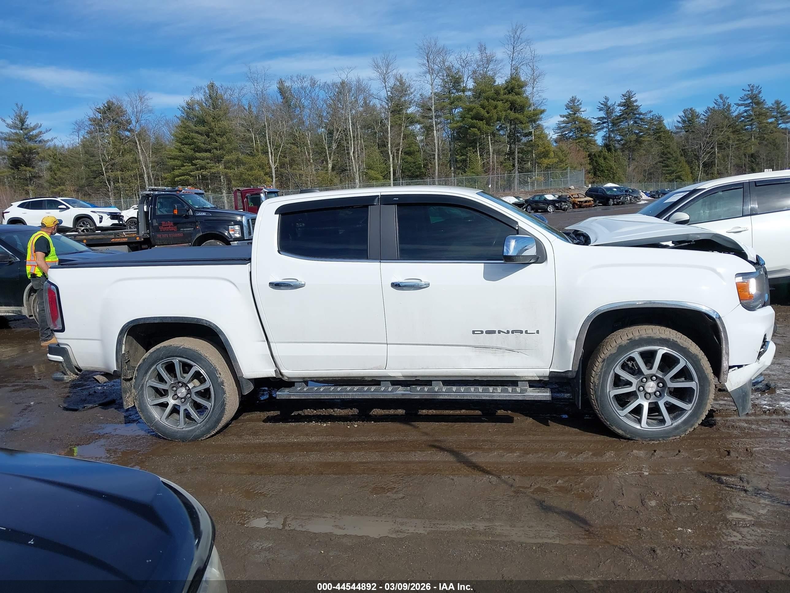 2021 Gmc Canyon 4wd  Short Box Denali Белый vin: 1GTG6EEN9M1206898