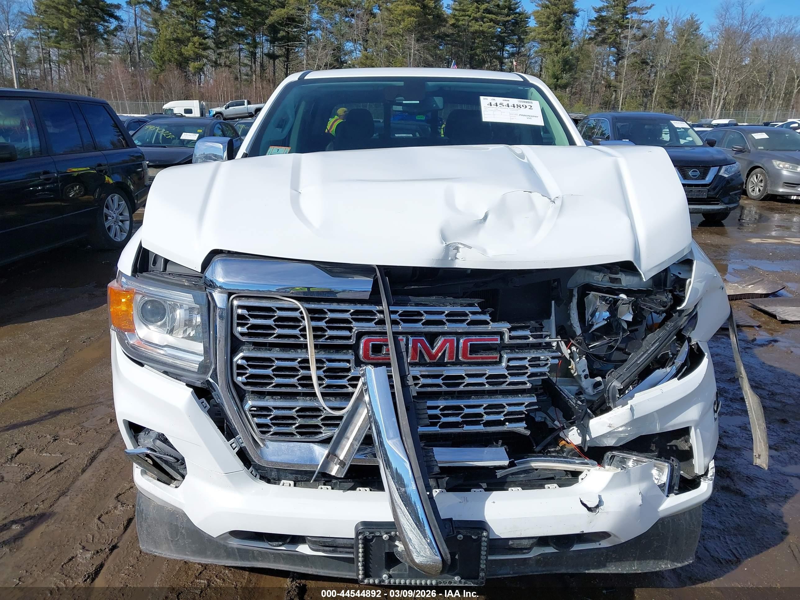 2021 Gmc Canyon 4wd  Short Box Denali Белый vin: 1GTG6EEN9M1206898