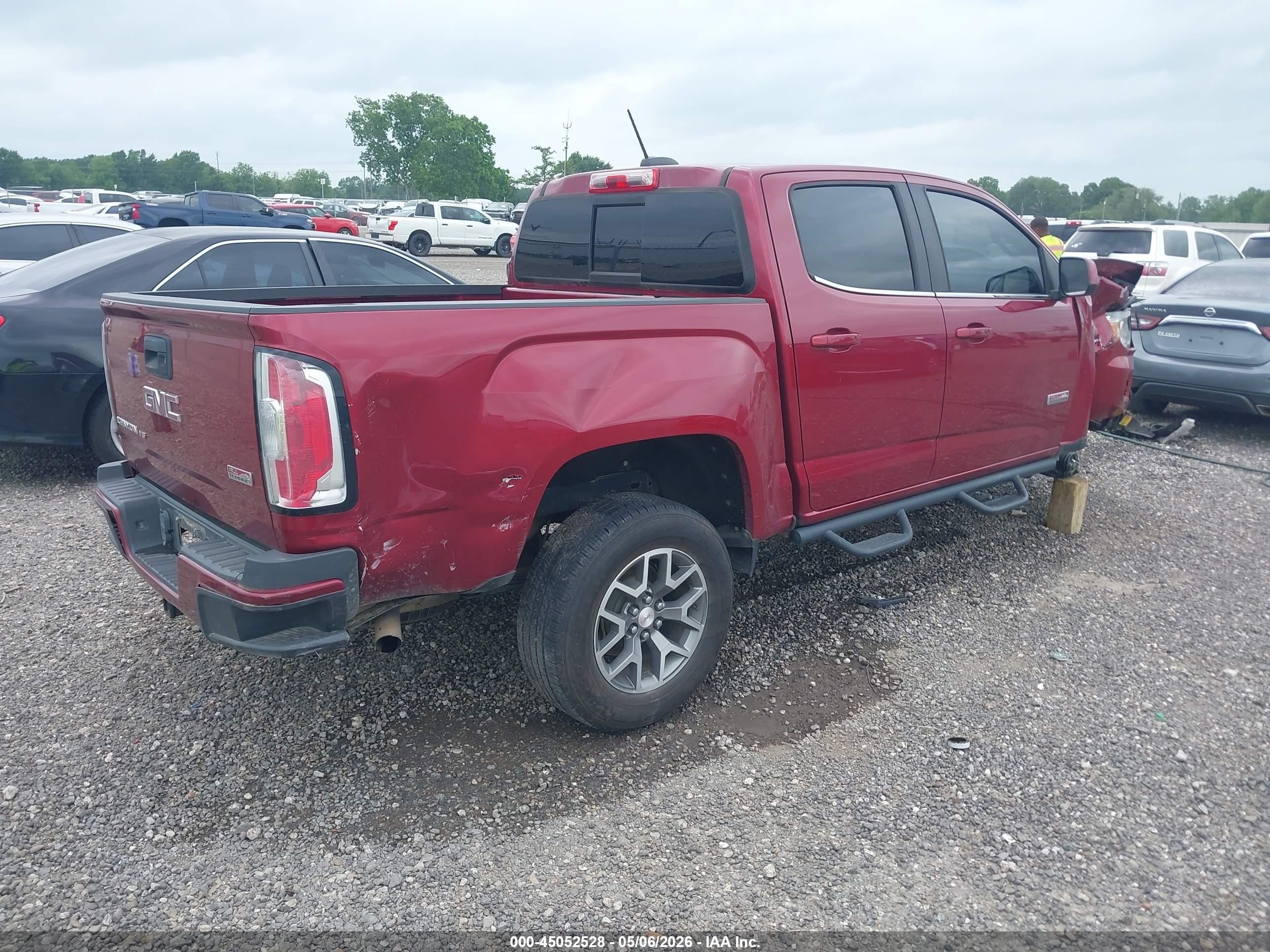 2019 Gmc Canyon All Terrain W/cloth Red vin: 1GTG6FEN0K1139143