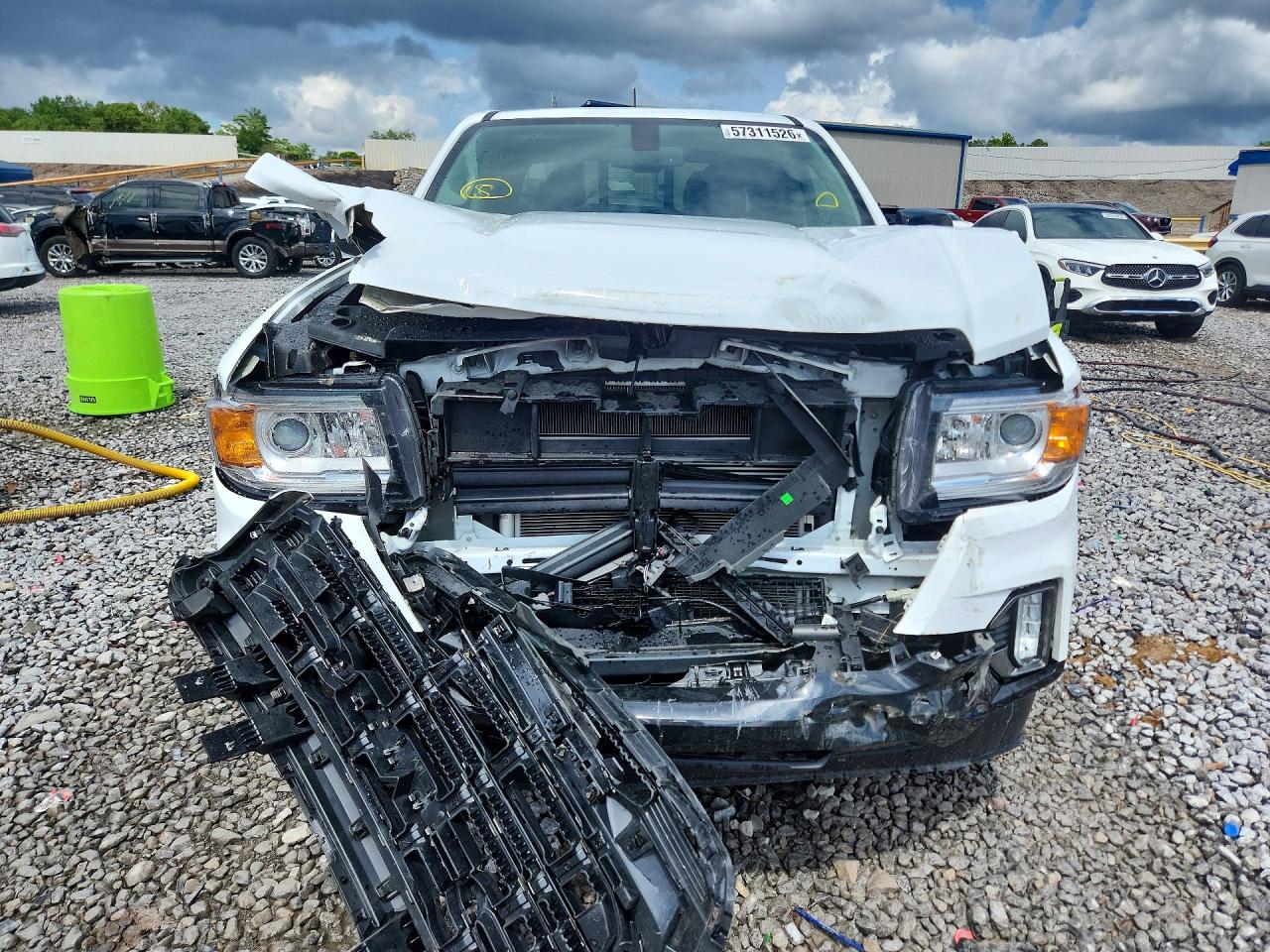 2022 Gmc Canyon At4 White vin: 1GTG6FEN0N1191649