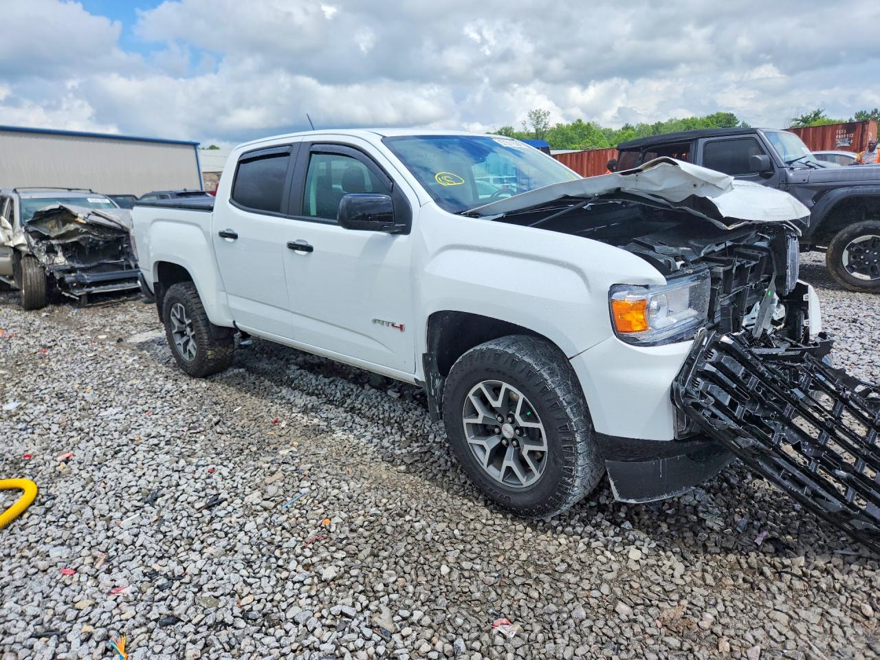 2022 Gmc Canyon At4 White vin: 1GTG6FEN0N1191649