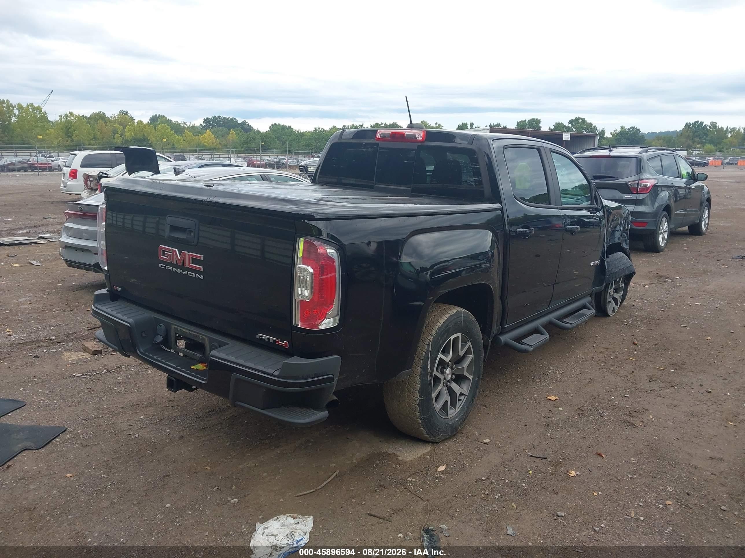 2021 Gmc Canyon 4wd  Short Box At4 - Cloth Черный vin: 1GTG6FENXM1118531