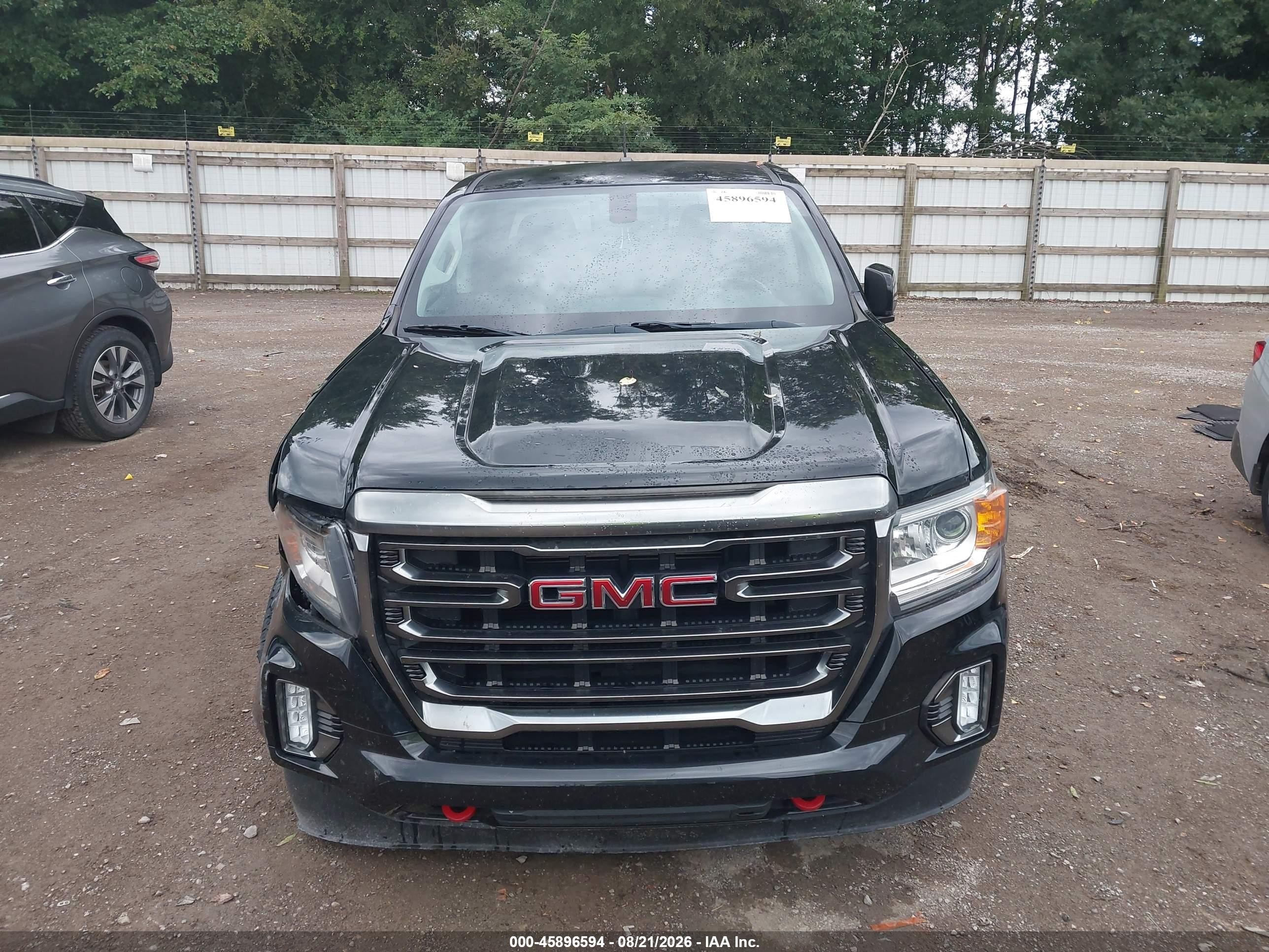 2021 Gmc Canyon 4wd  Short Box At4 - Cloth Черный vin: 1GTG6FENXM1118531