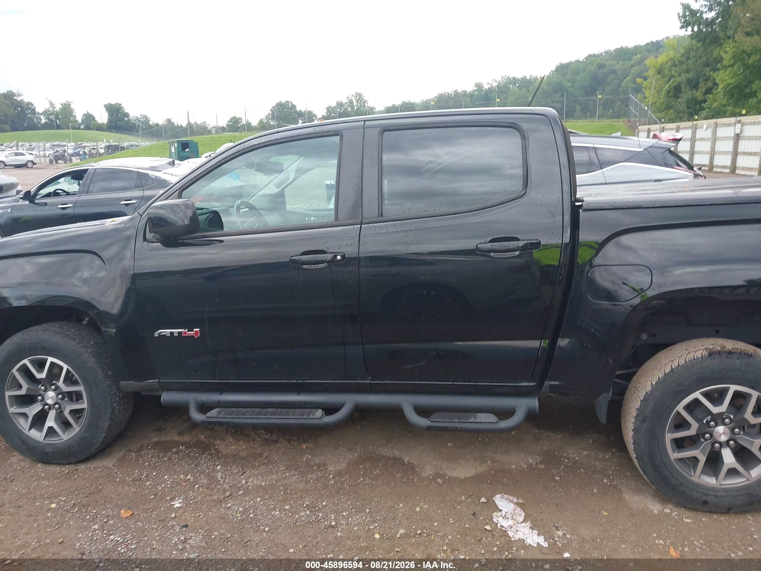 2021 Gmc Canyon 4wd  Short Box At4 - Cloth Черный vin: 1GTG6FENXM1118531