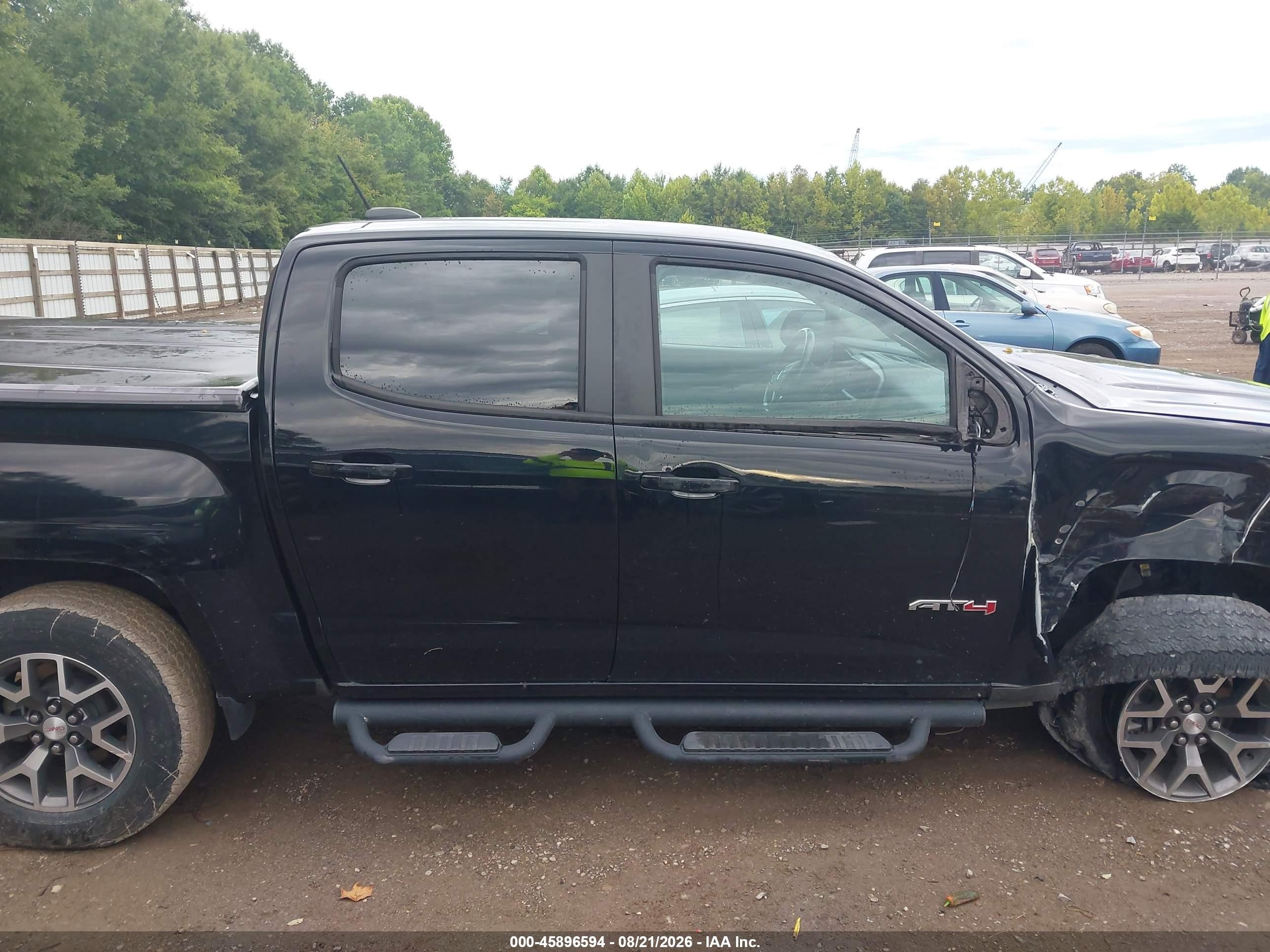 2021 Gmc Canyon 4wd  Short Box At4 - Cloth Черный vin: 1GTG6FENXM1118531