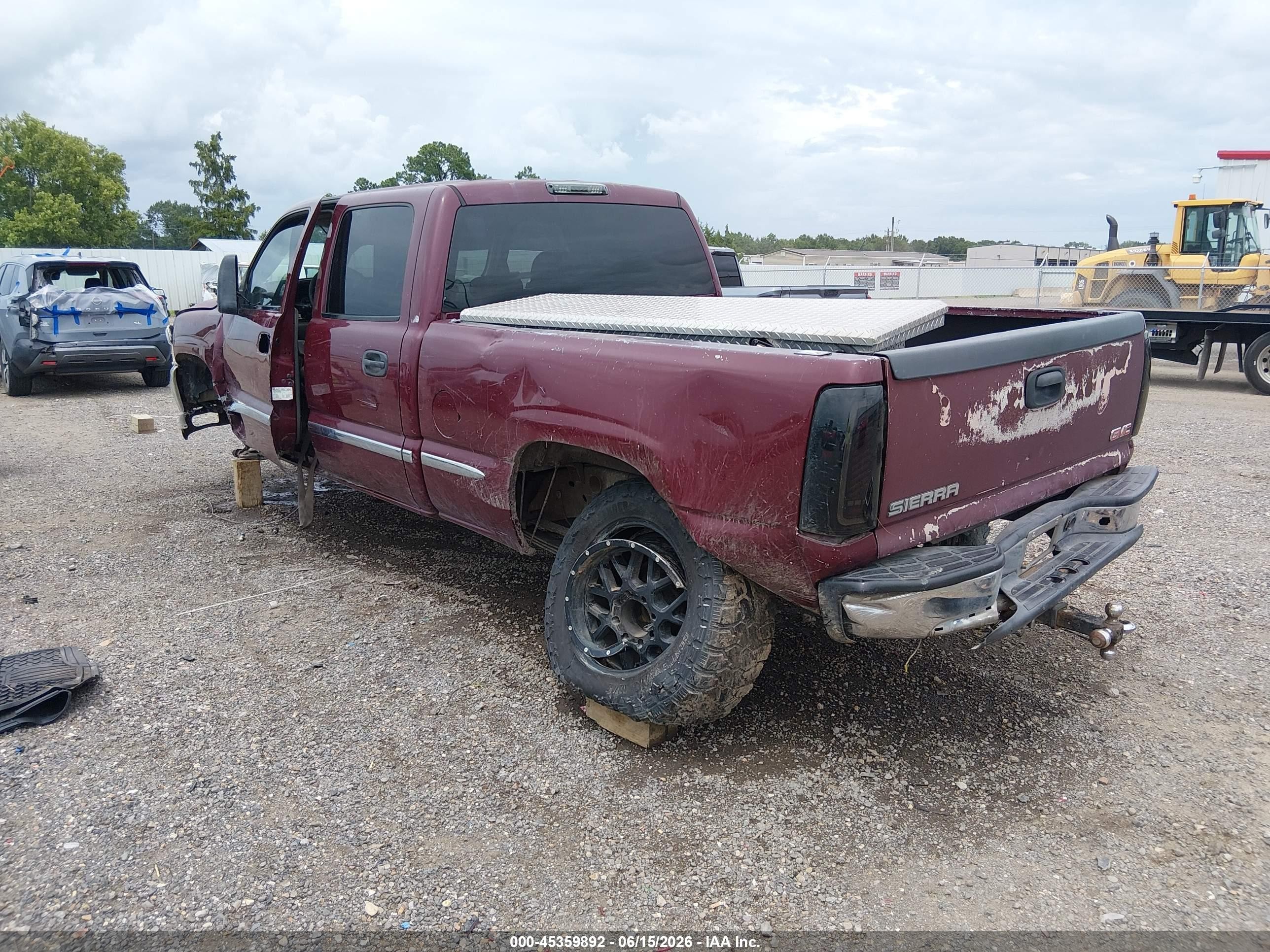 2002 Gmc Sierra 1500hd Sle Red vin: 1GTGC13U52F186502