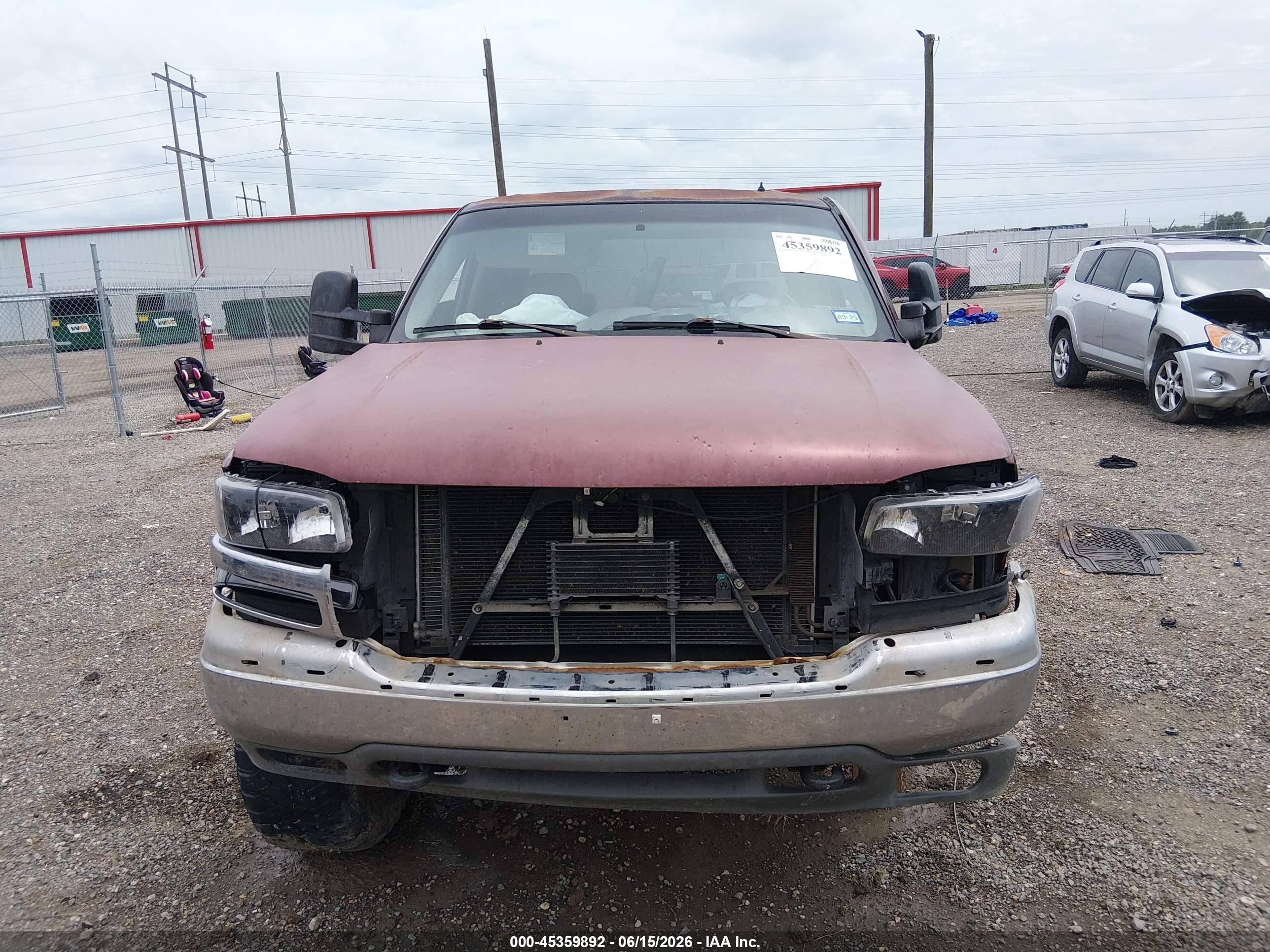 2002 Gmc Sierra 1500hd Sle Red vin: 1GTGC13U52F186502