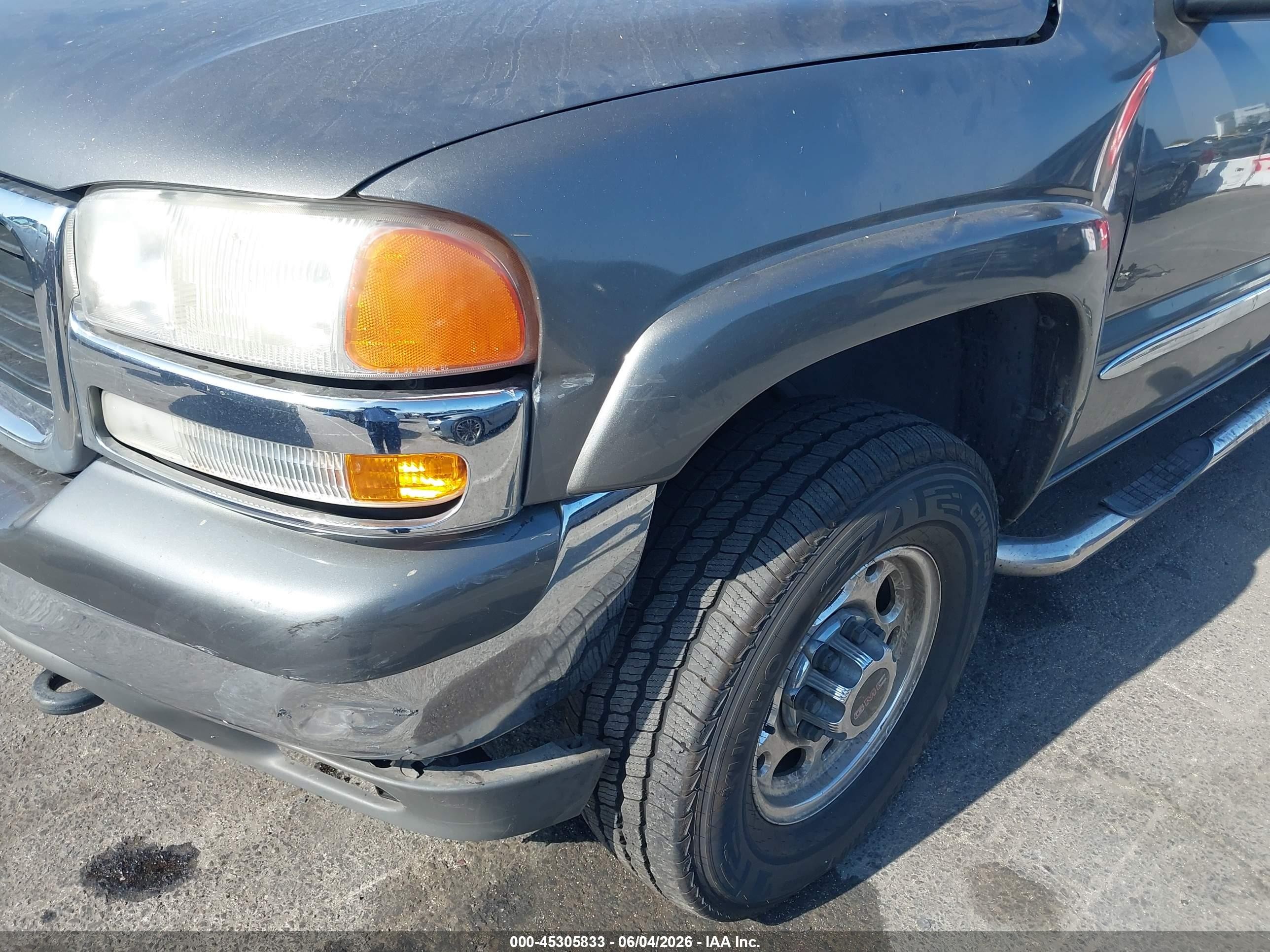 2002 Gmc Sierra 1500hd Sle Gray vin: 1GTGC13U72F161021