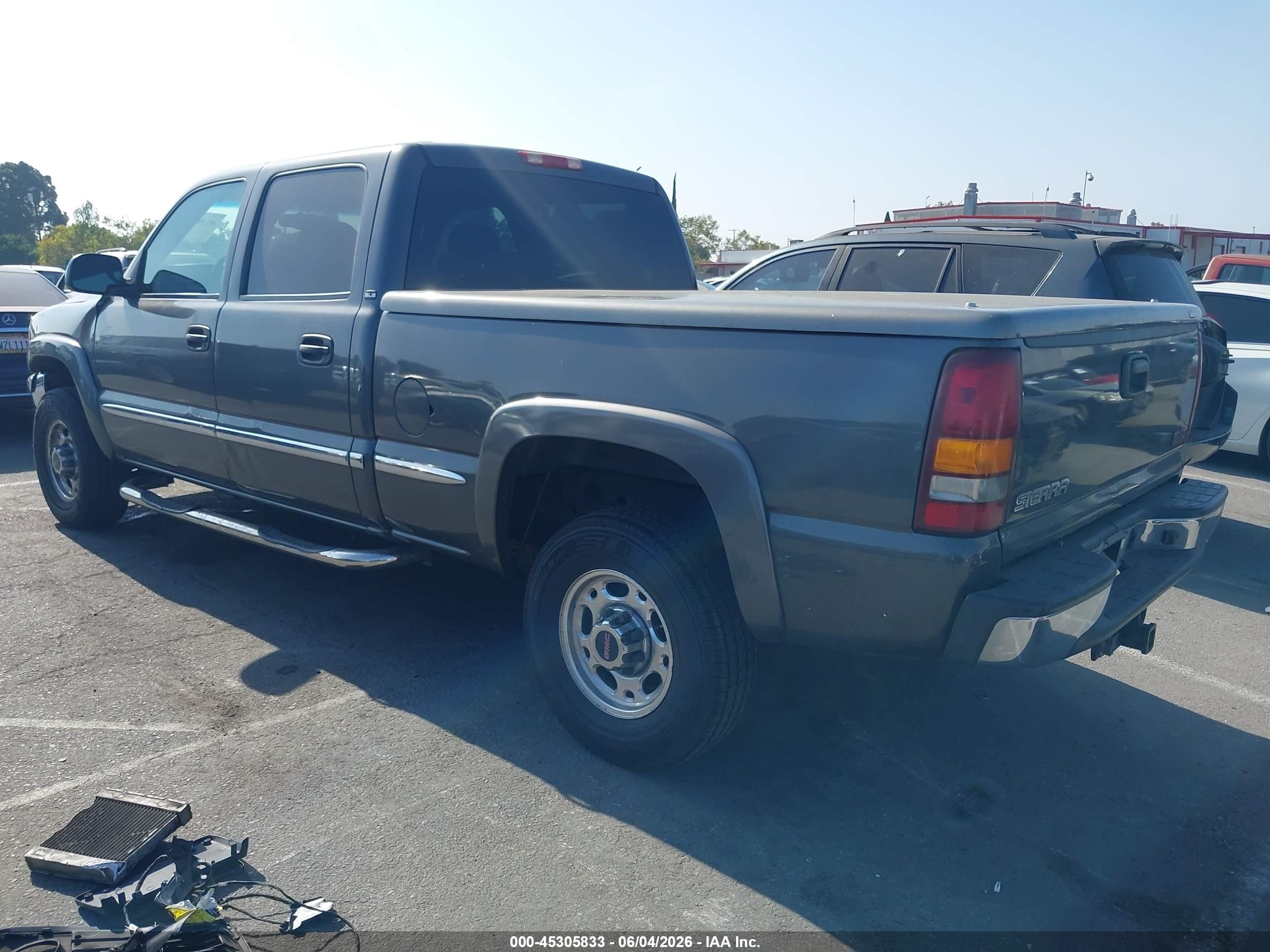 2002 Gmc Sierra 1500hd Sle Gray vin: 1GTGC13U72F161021