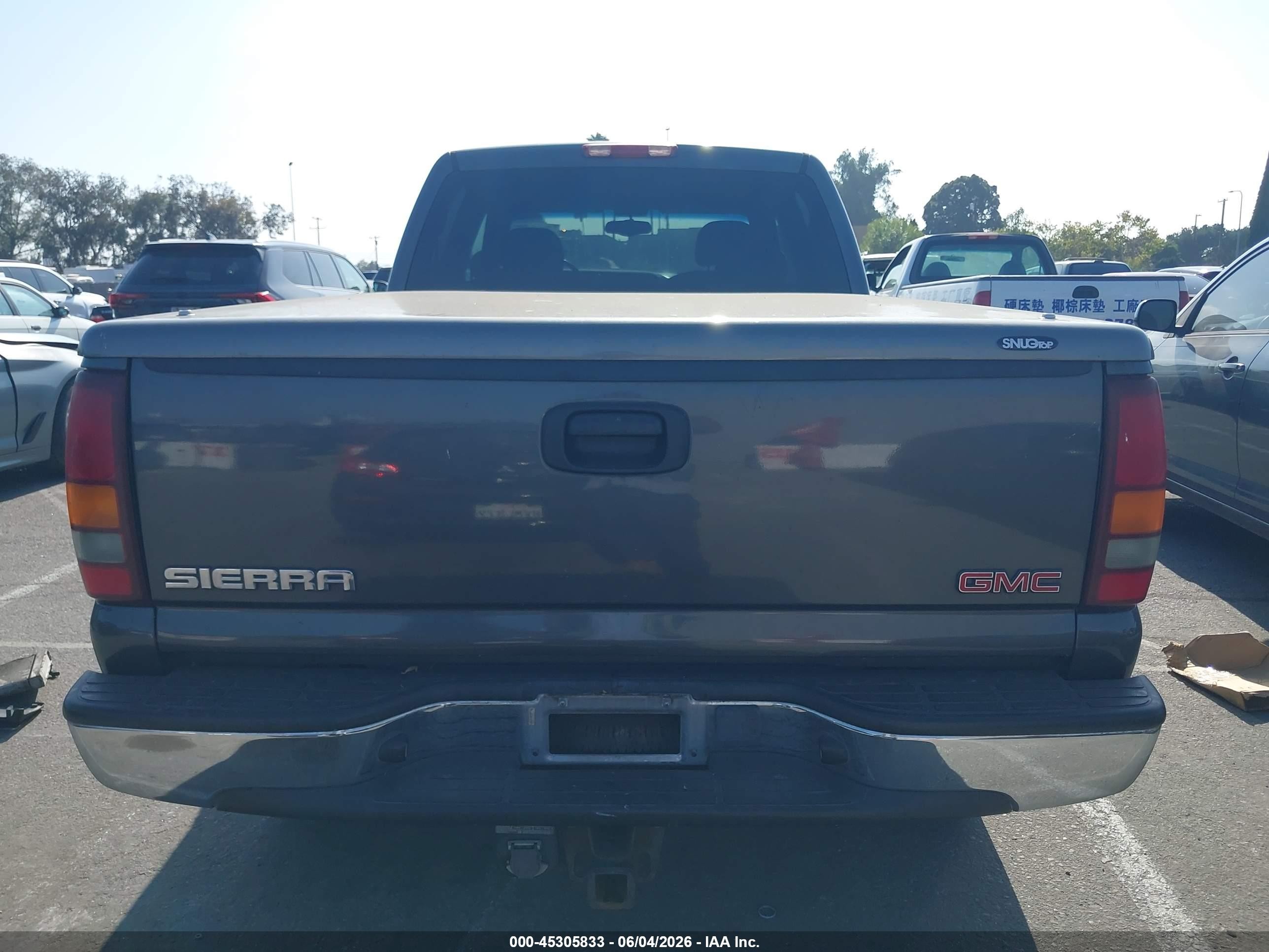 2002 Gmc Sierra 1500hd Sle Gray vin: 1GTGC13U72F161021