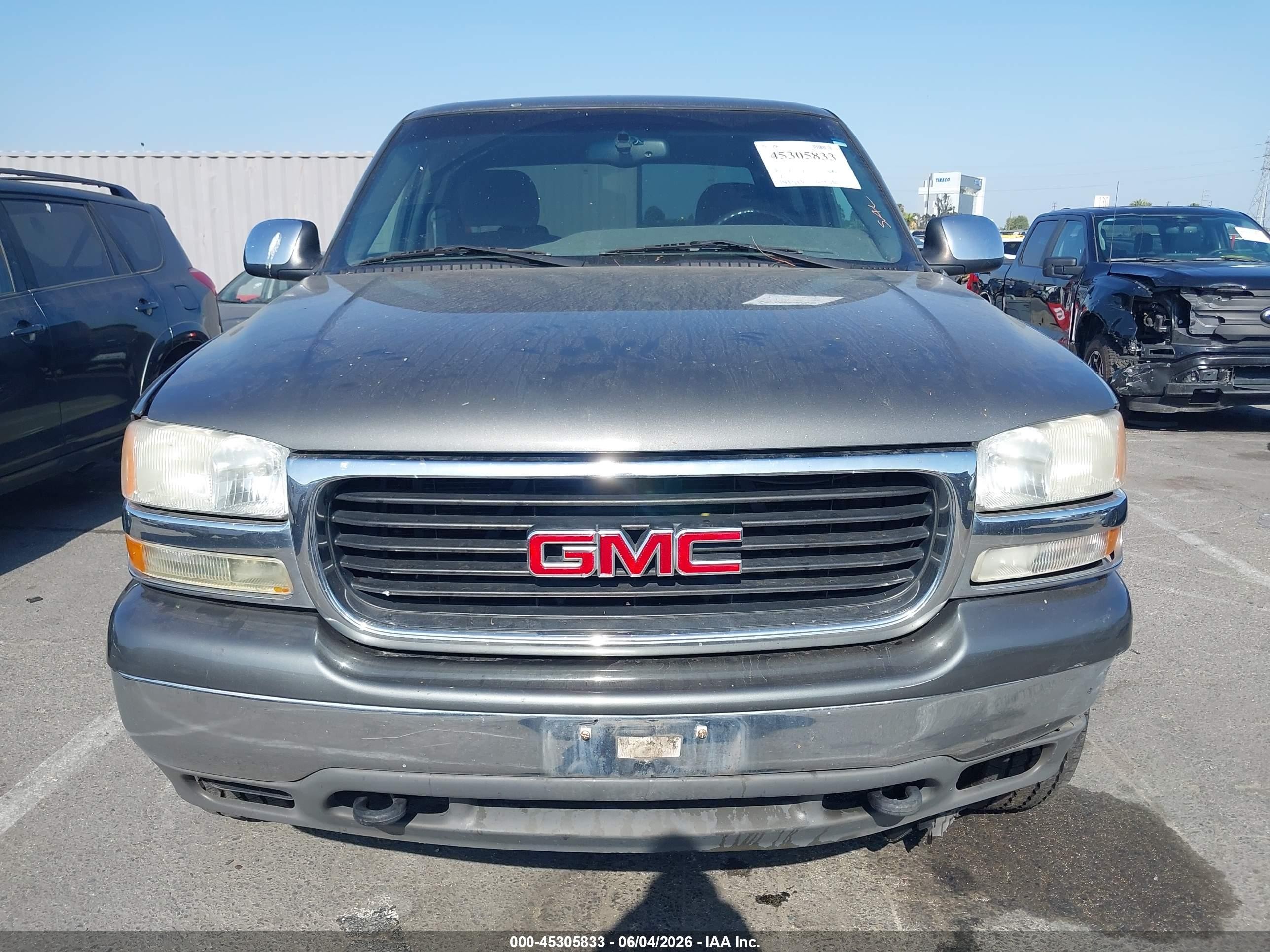 2002 Gmc Sierra 1500hd Sle Gray vin: 1GTGC13U72F161021