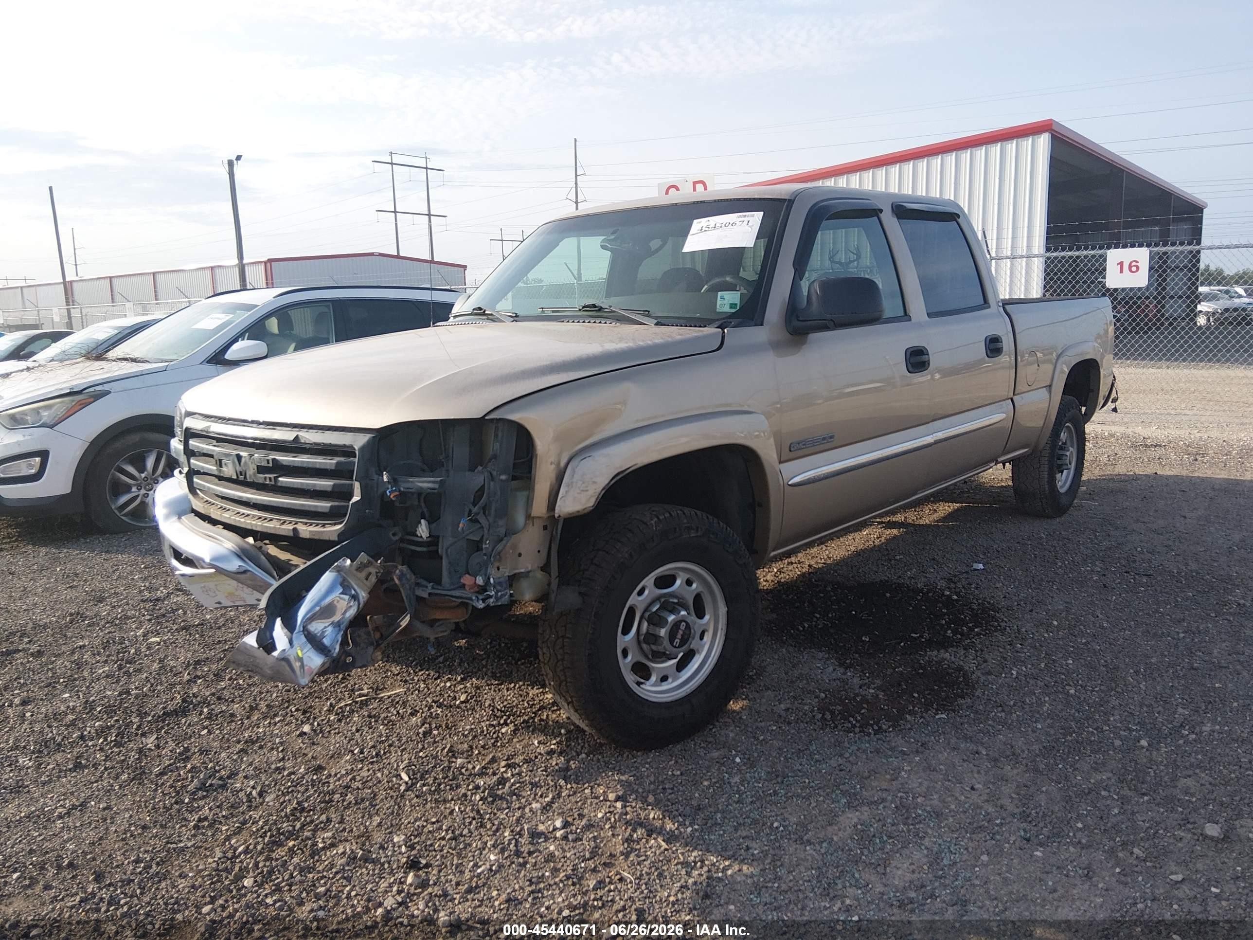 2004 Gmc Sierra 2500 Sle Tan vin: 1GTGC23UX4F226694