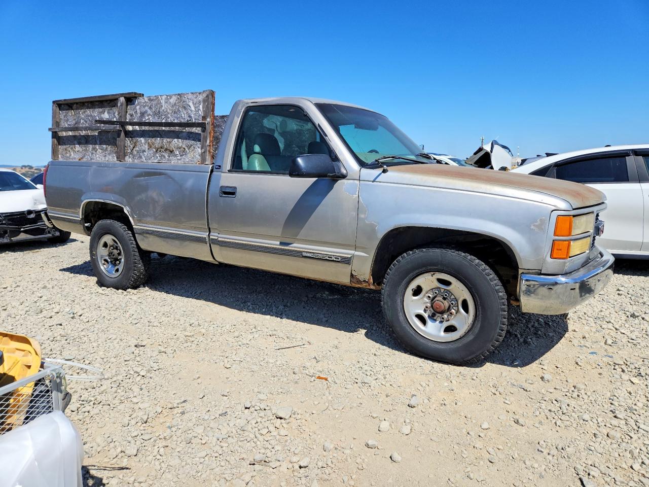 2000 Gmc Sierra C2500 Silver vin: 1GTGC24J7YR155320