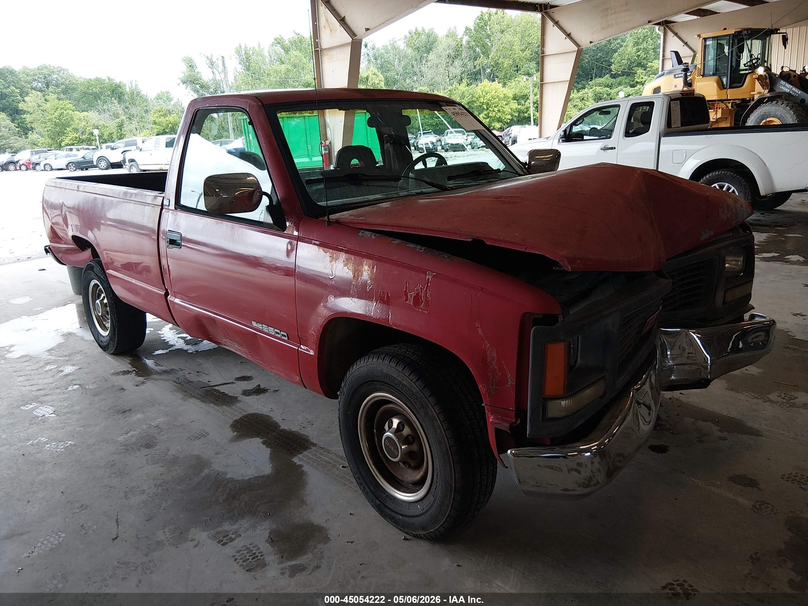 1994 Gmc Sierra C2500 Red vin: 1GTGC24K0RE504710