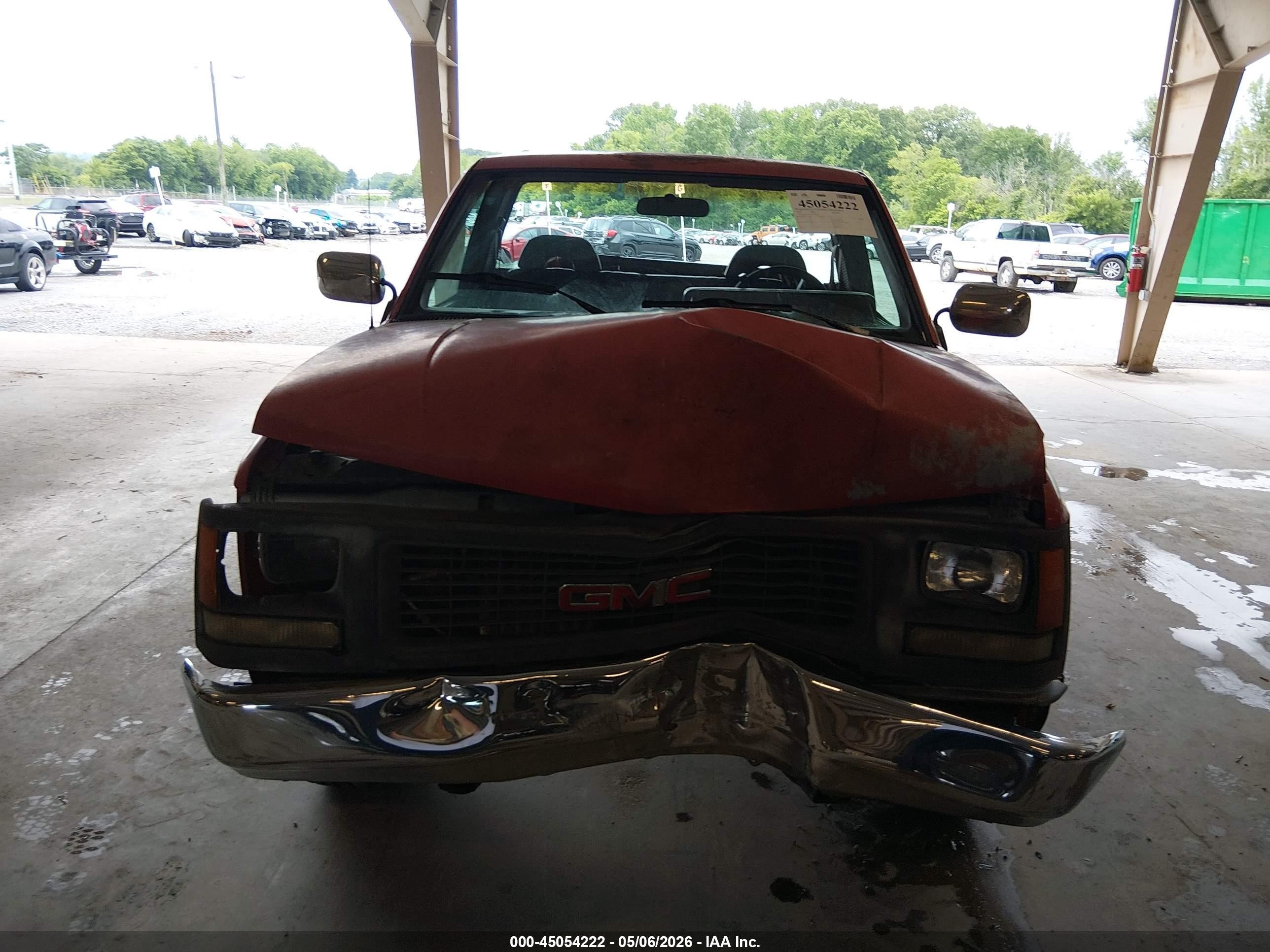 1994 Gmc Sierra C2500 Red vin: 1GTGC24K0RE504710