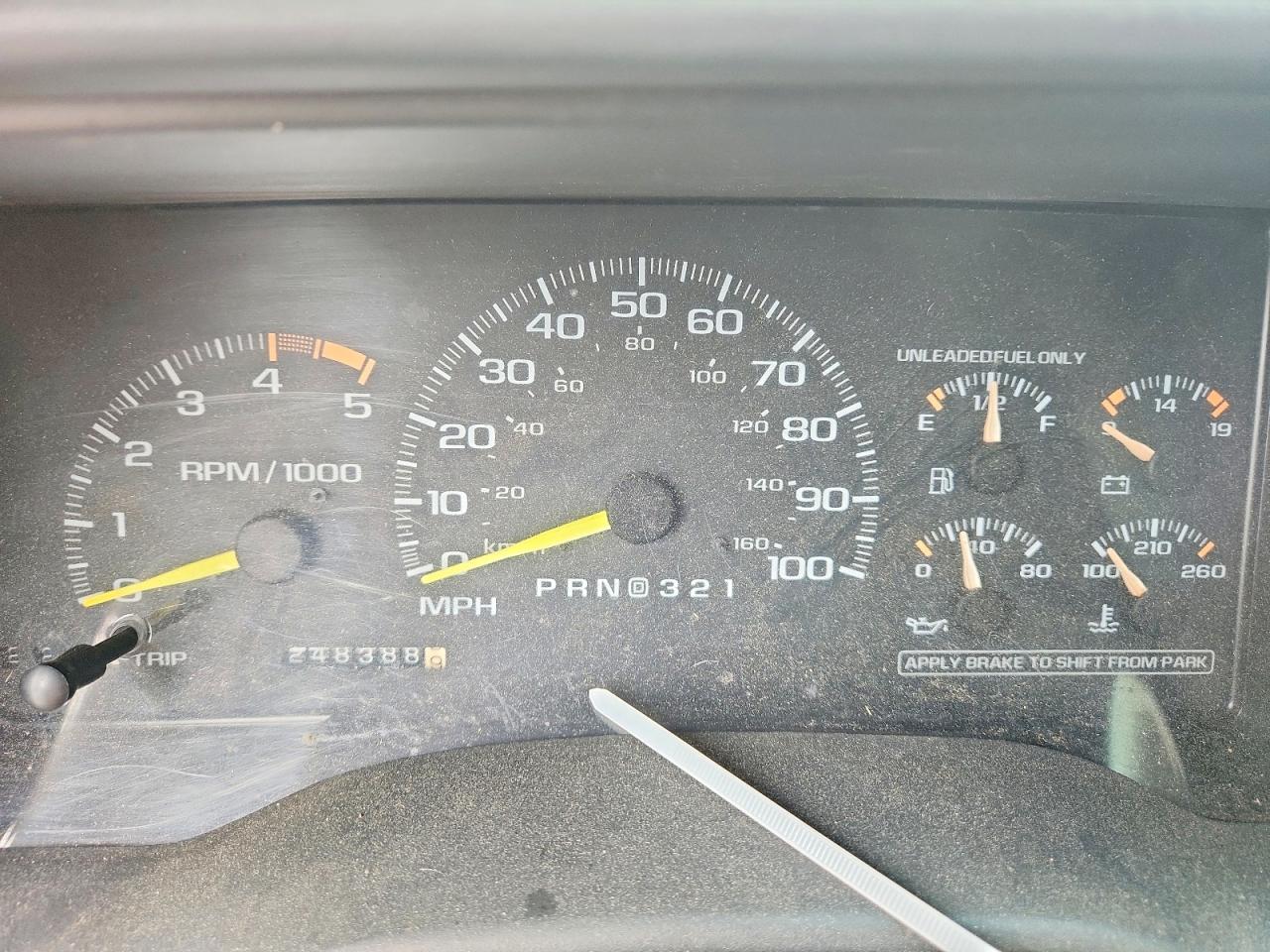 1995 Gmc Sierra C2500 Синий vin: 1GTGC24K5SZ554159