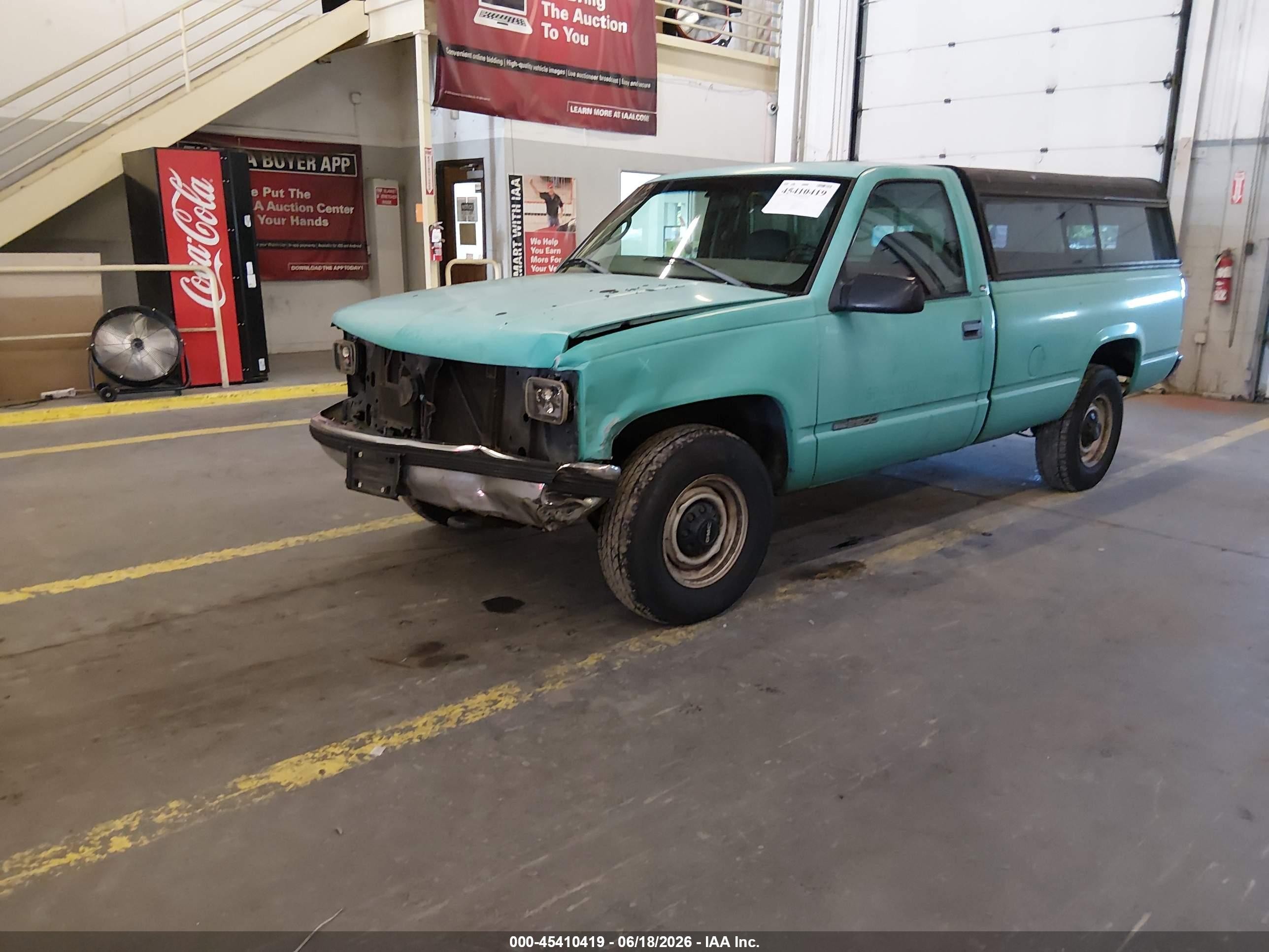 1998 Gmc Sierra 2500 Hd Sl Turquoise vin: 1GTGC24R2WZ504063
