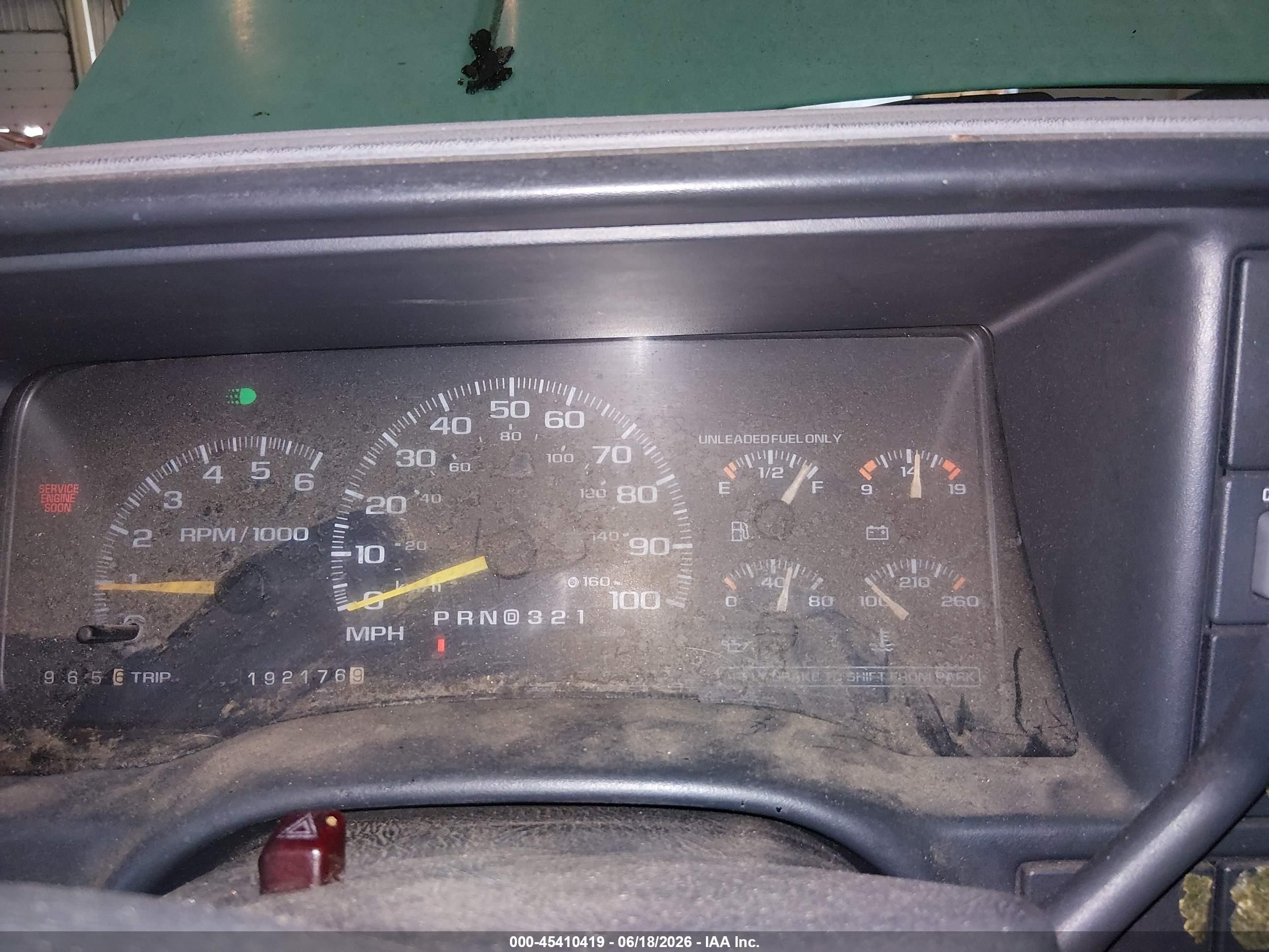 1998 Gmc Sierra 2500 Hd Sl Turquoise vin: 1GTGC24R2WZ504063